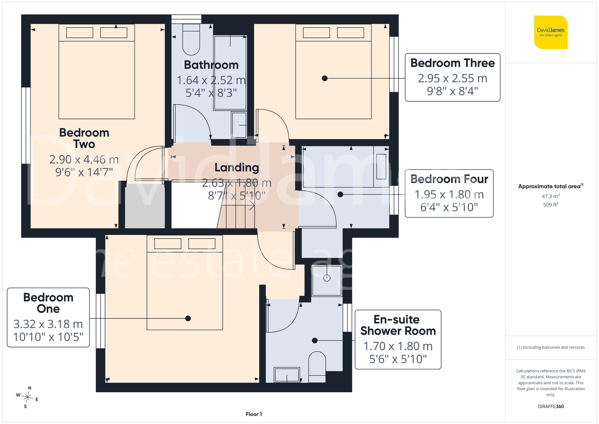 21 Corbett Chase, Nottingham floorplan