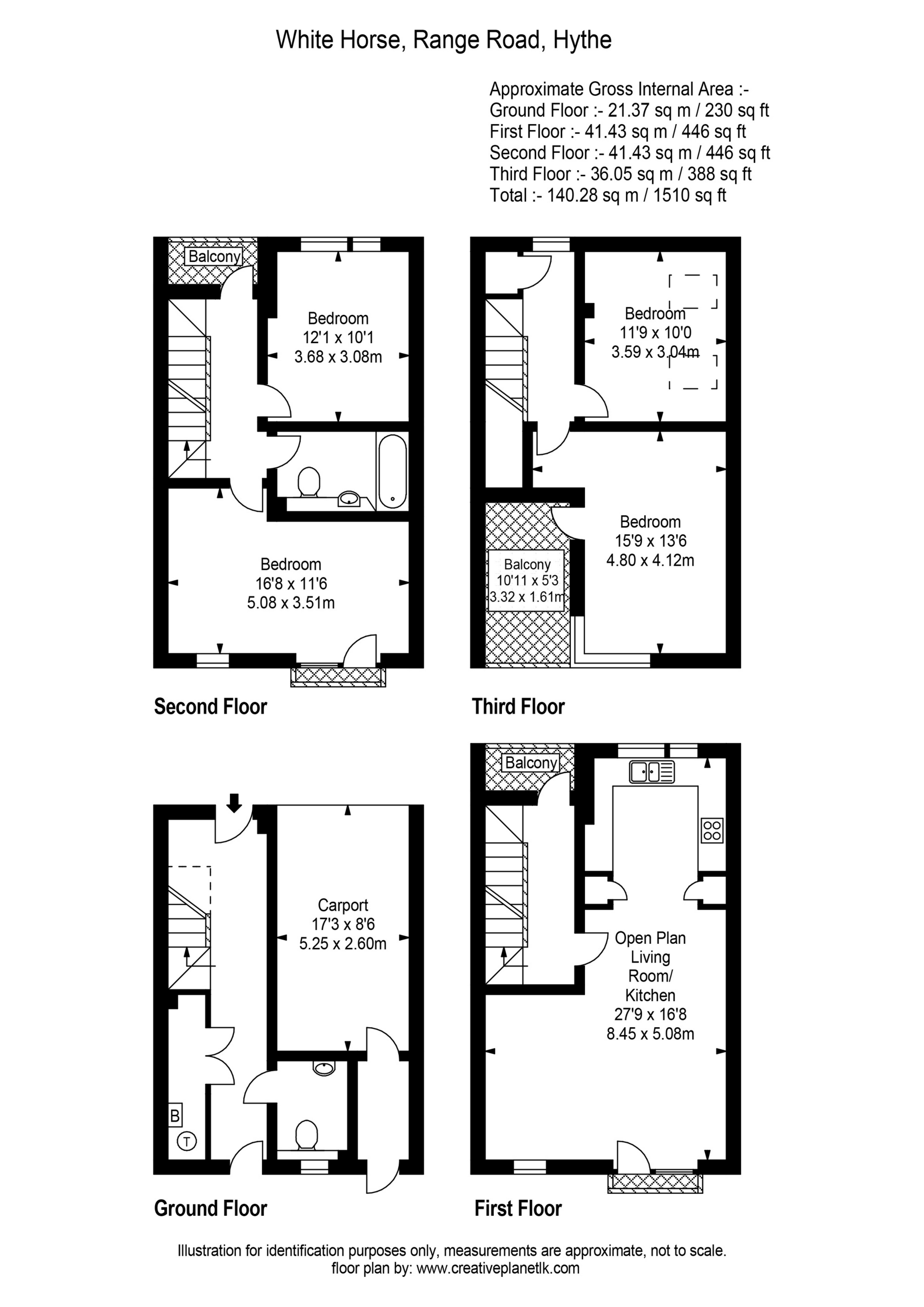 2 White Horse, Range Road, Hythe floorplan