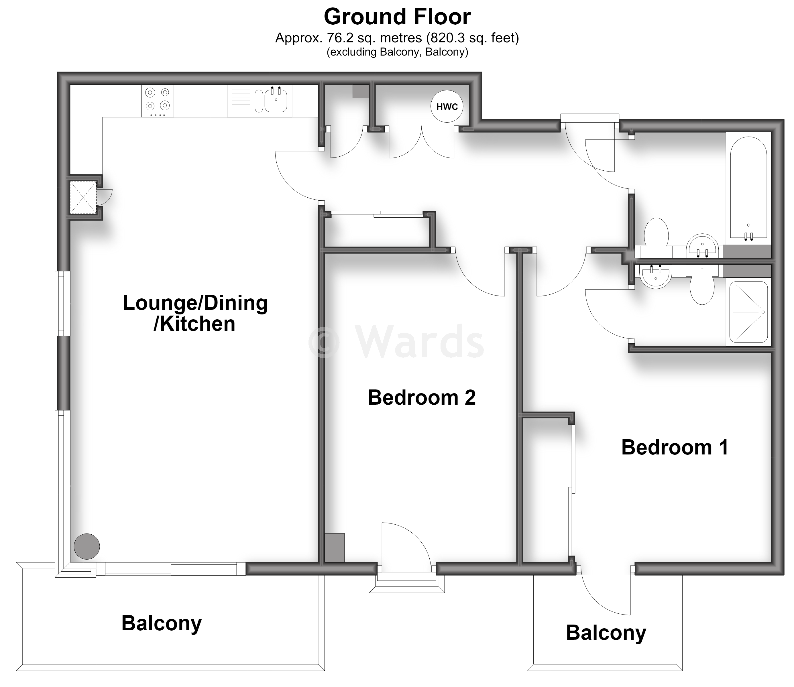 Betsom Place, Leacon Road, Ashford floorplan