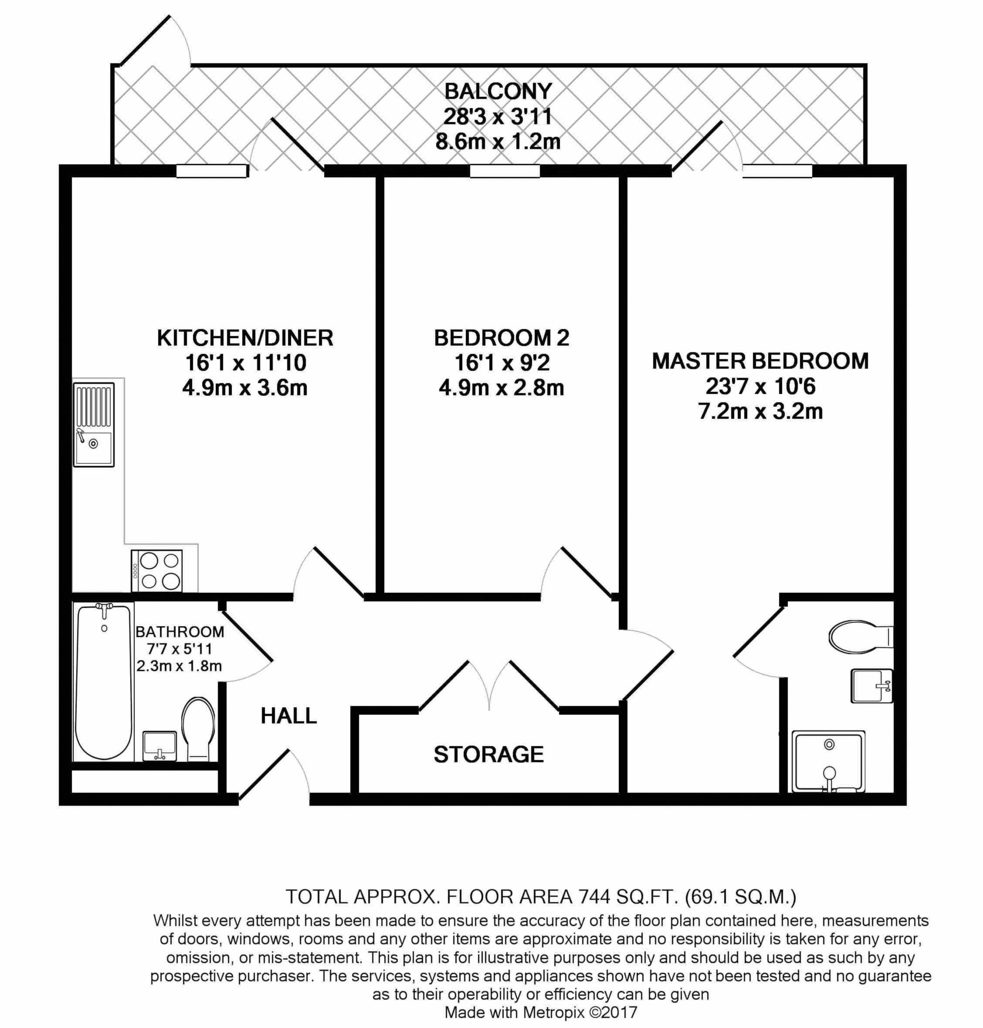 2 bed flat for sale in Gemini Park, Borehamwood WD6 56188228 Zoopla
