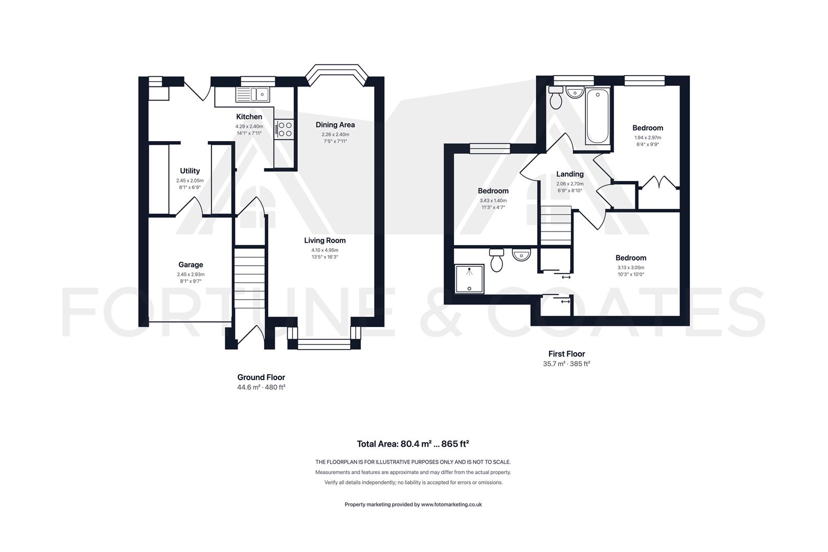 105, Doulton Close, Harlow floorplan