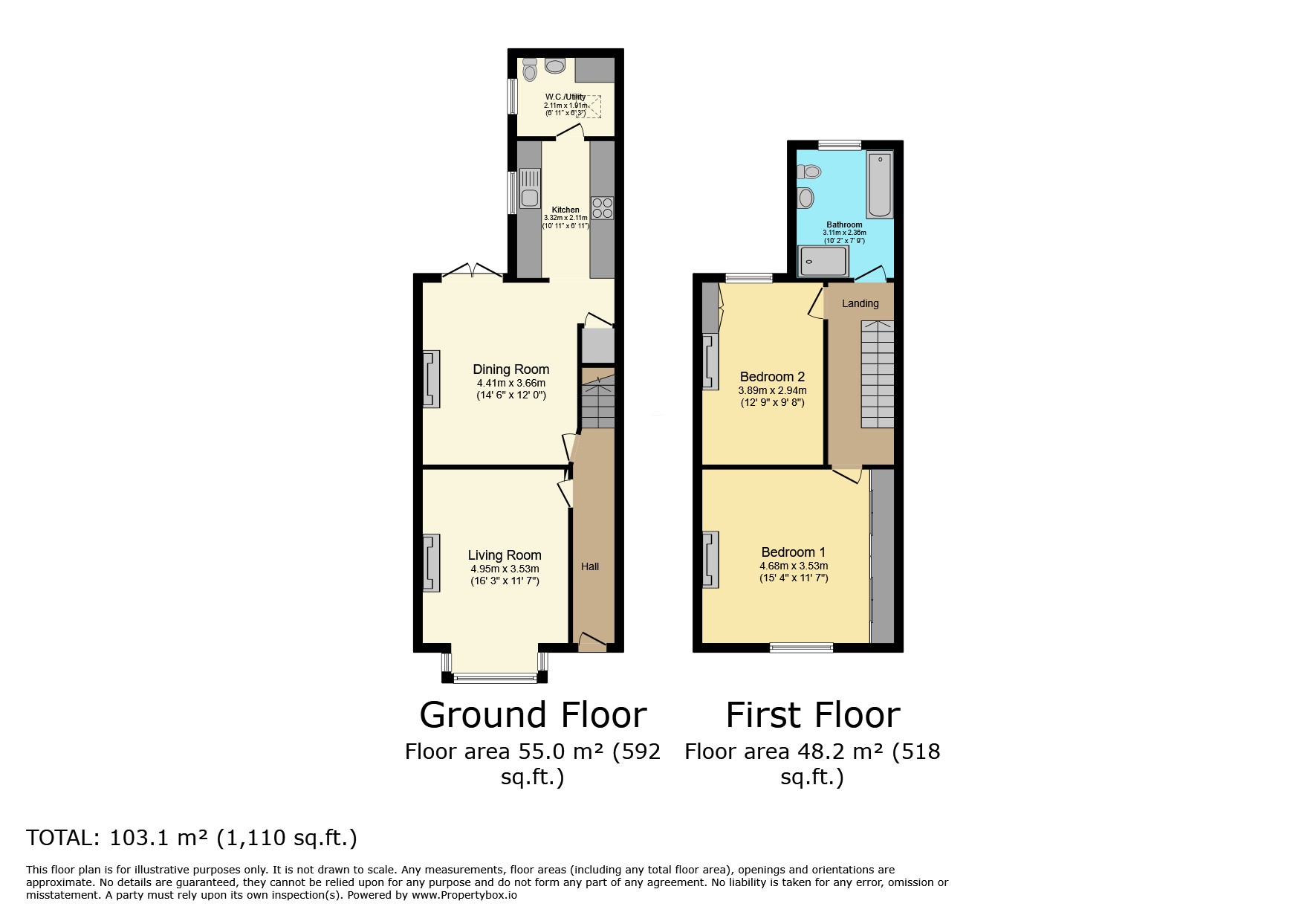 9, Lock Road, Eastham floorplan