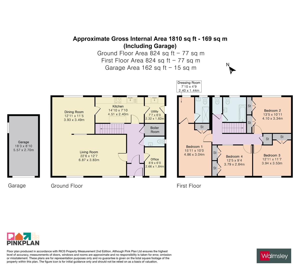 Cherrycroft, Upper Warren Avenue, Reading floorplan