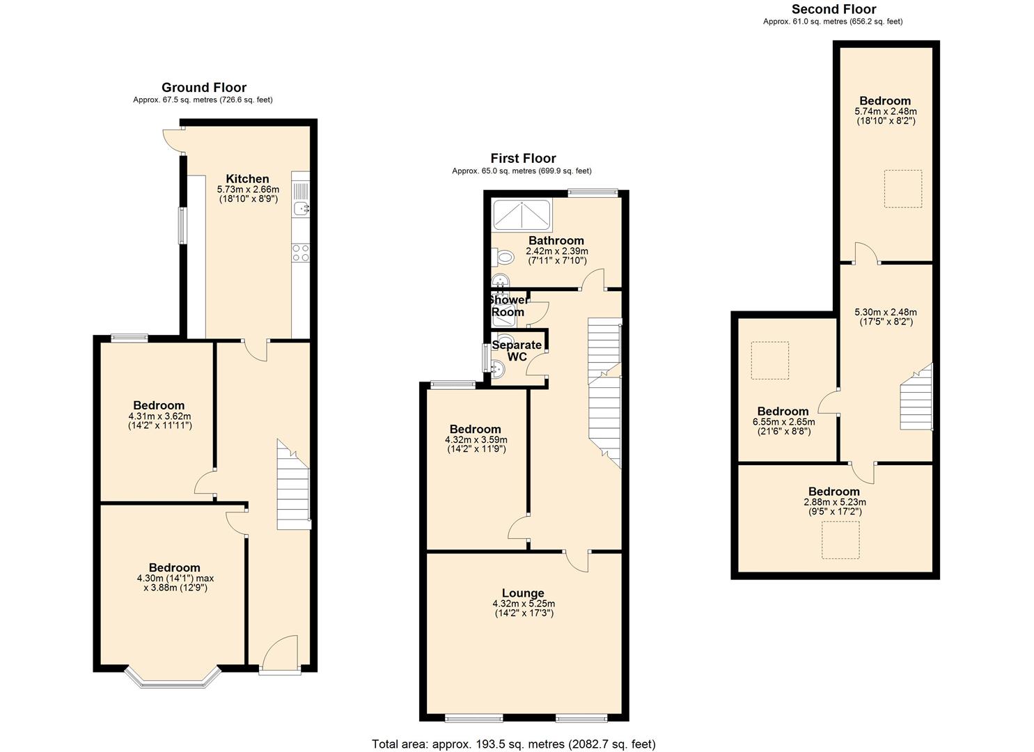 Sunbury Avenue, Newcastle upon Tyne floorplan