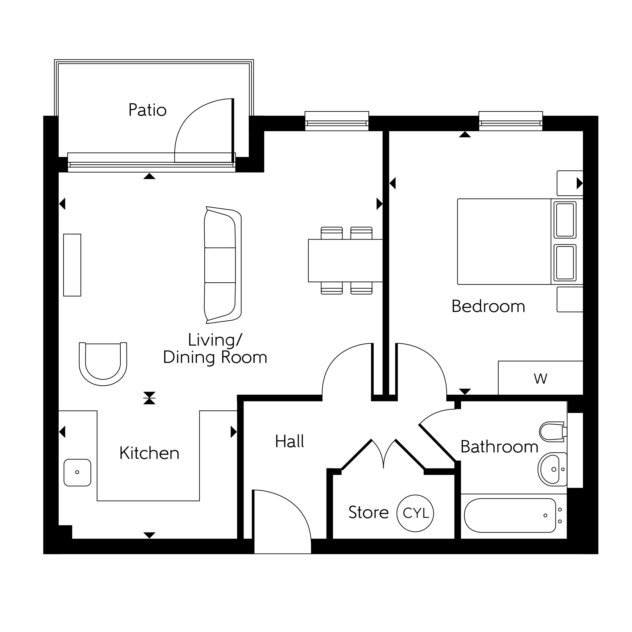 1 Bedrooms Flat for sale in Shenley Road, Borehamwood WD6