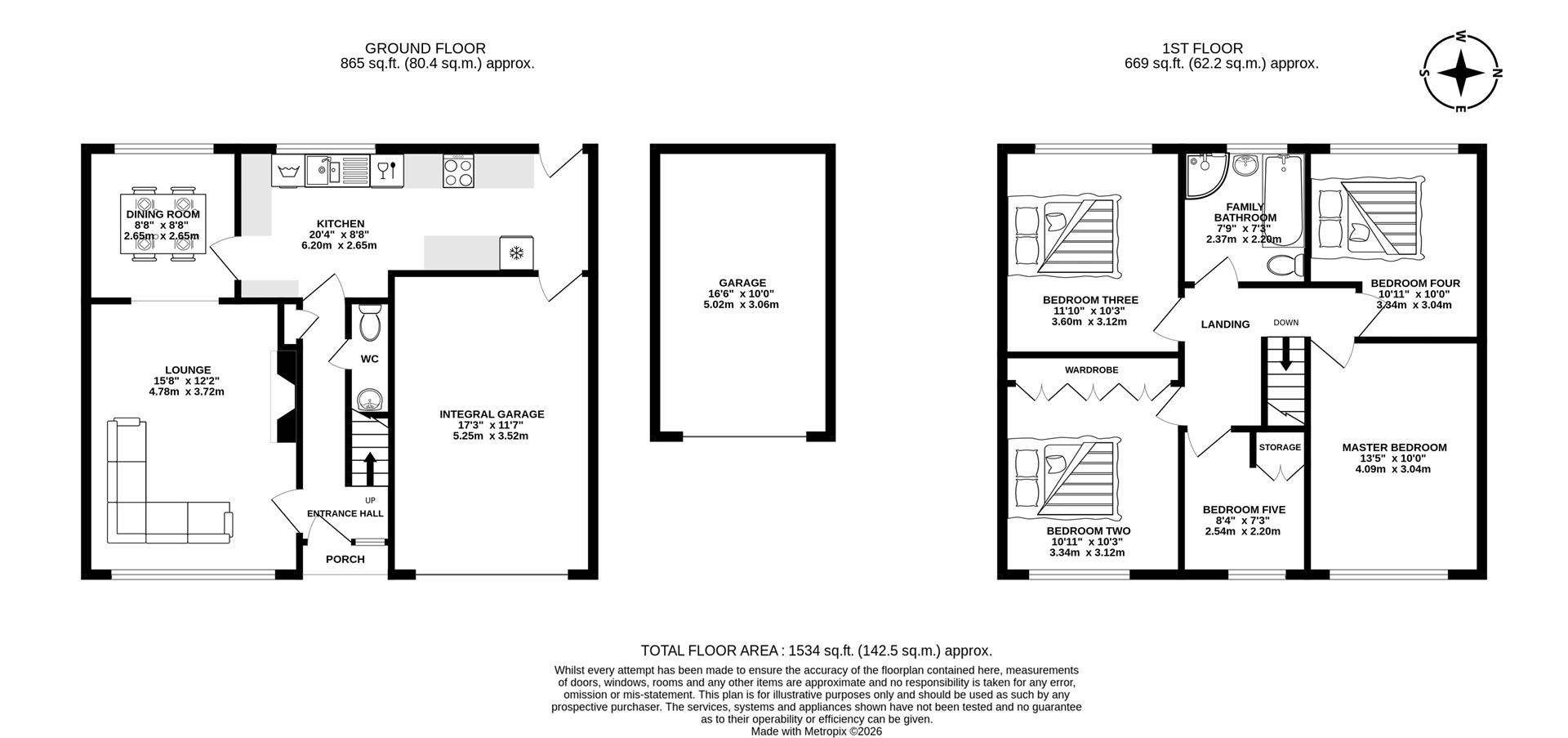 7, Carlton Avenue, Chorley floorplan