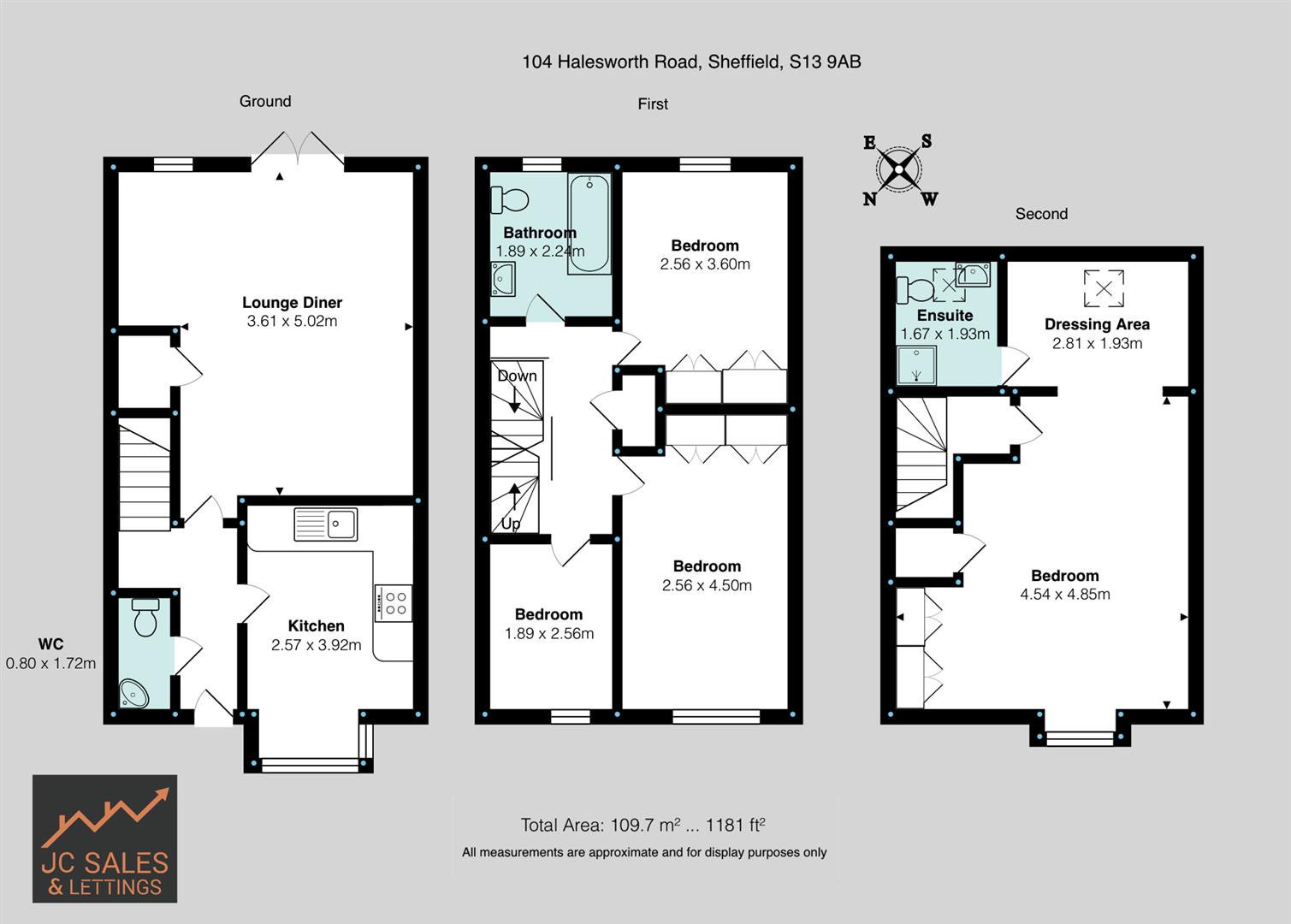 104, Halesworth Road, Sheffield floorplan