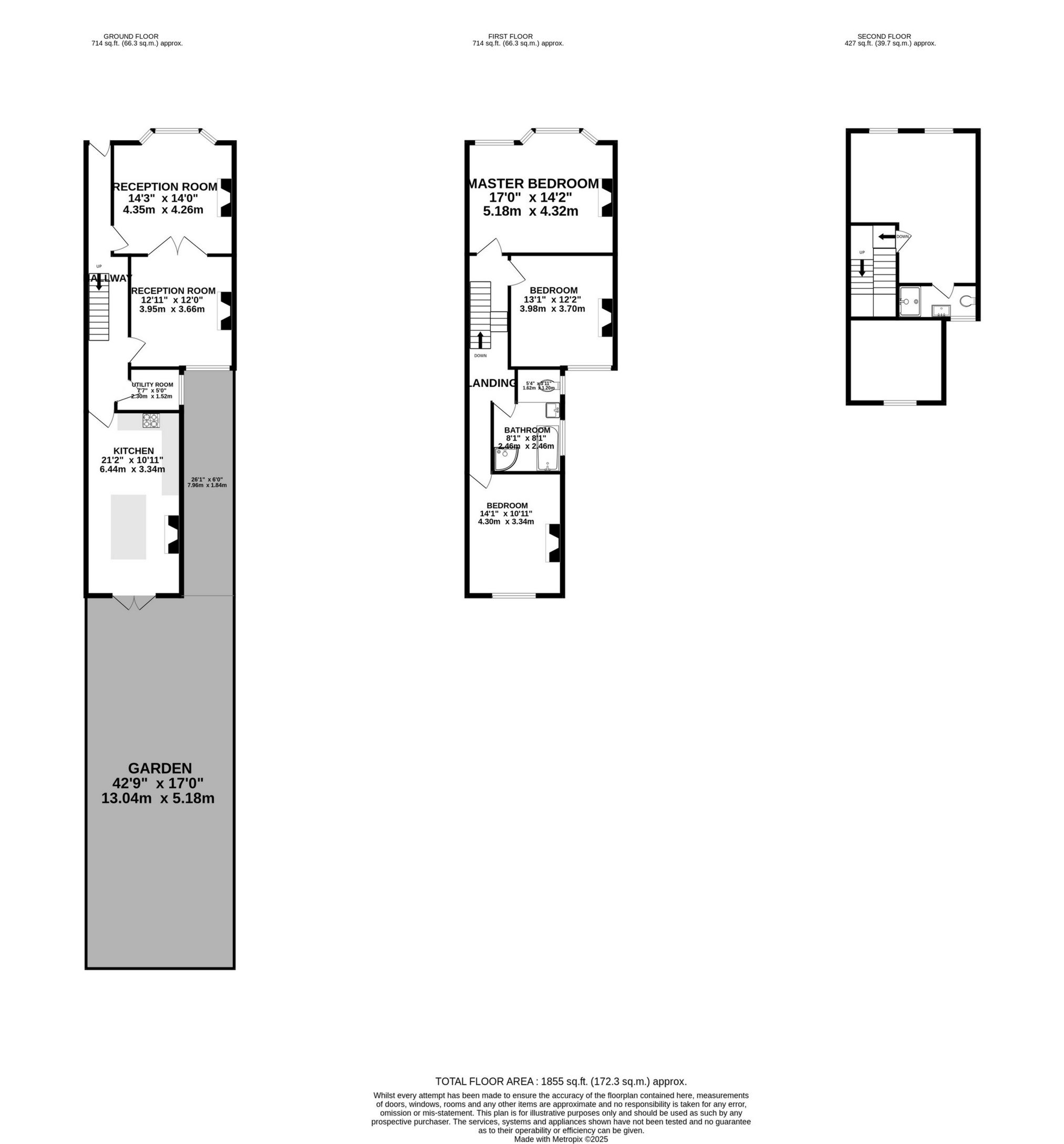 129, Bathurst Gardens, London floorplan