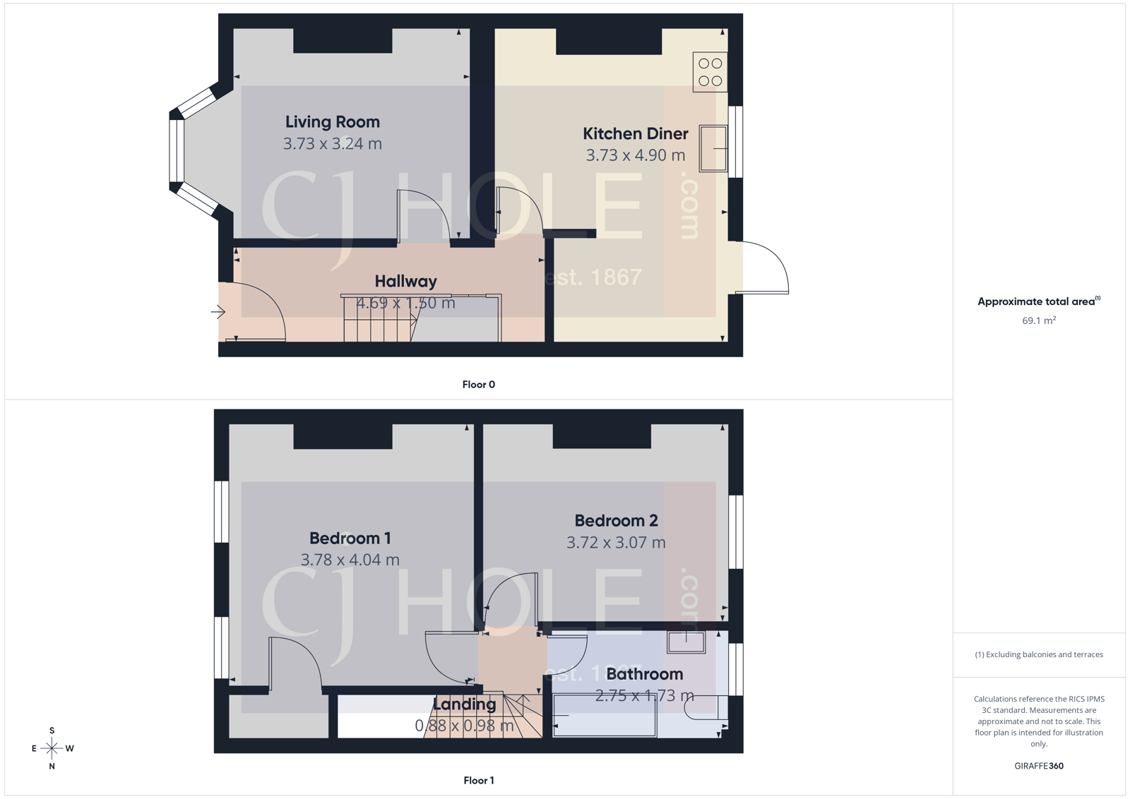 2, Cowper Street, Bristol floorplan