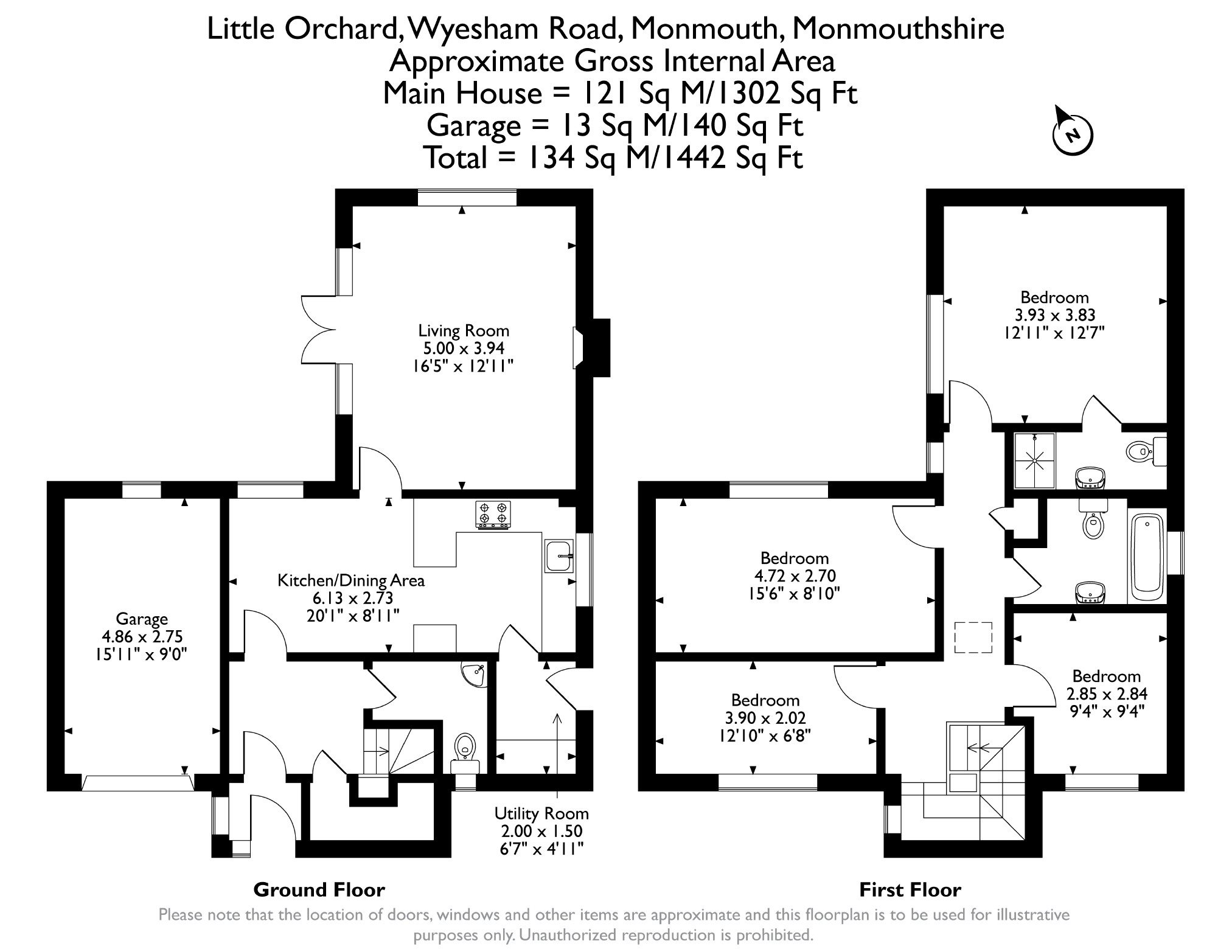Little Orchard, Wyesham Road, Wyesham, Monmouth floorplan