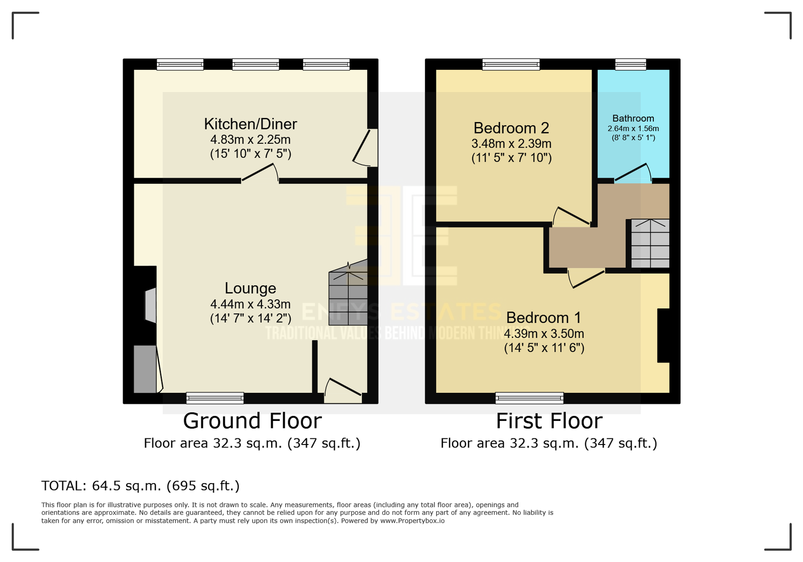 3, Sea View Terrace, Glan Conwy floorplan