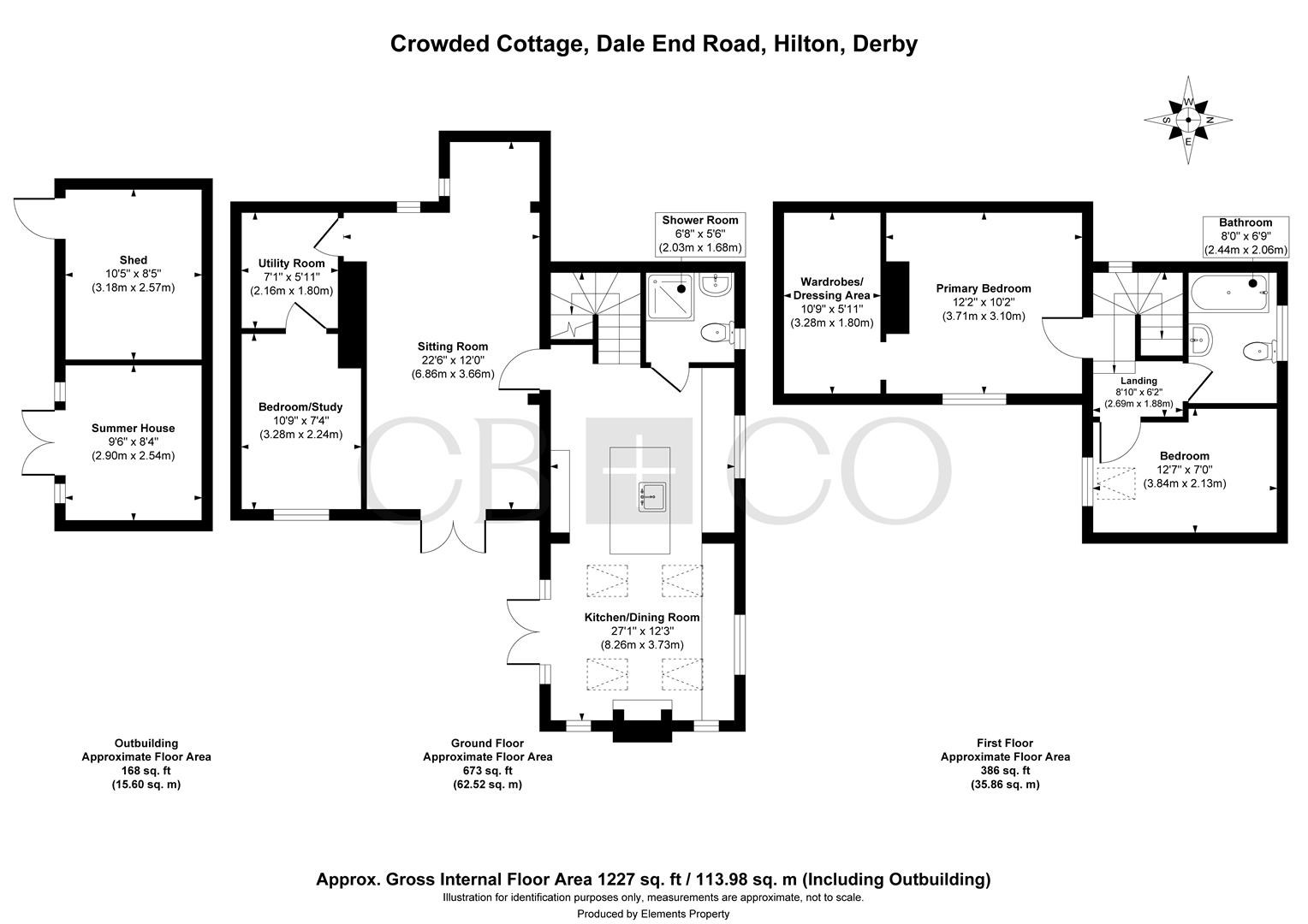 Crowded Cottage, 34, Dale End Road, Derby floorplan