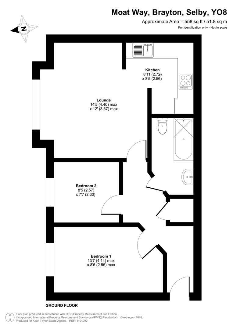 155, Moat Way, Brayton floorplan