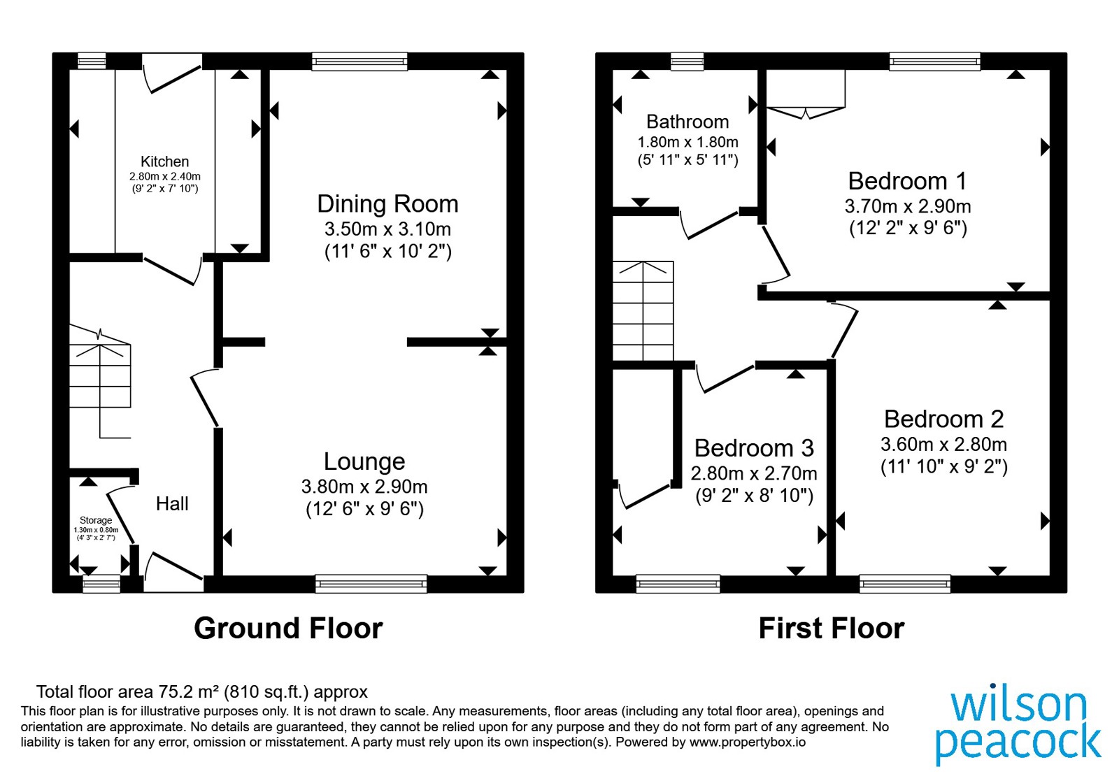 Trafford Road, Northamptonshire floorplan