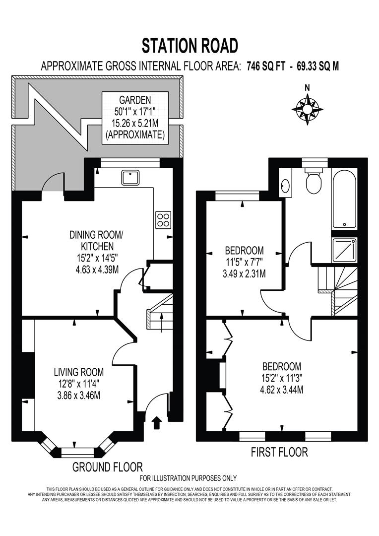 34, Station Road, South Wimbledon floorplan
