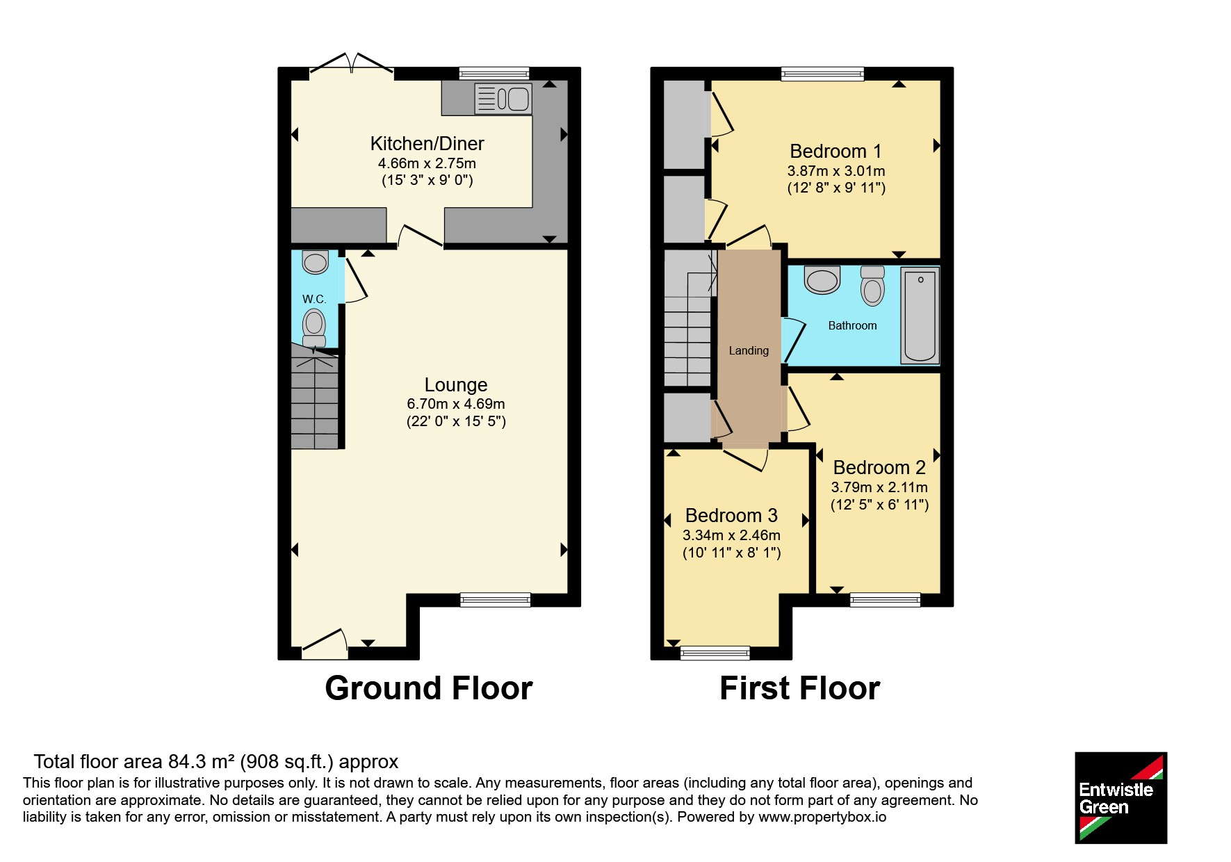 15, Craggs View, Carnforth floorplan