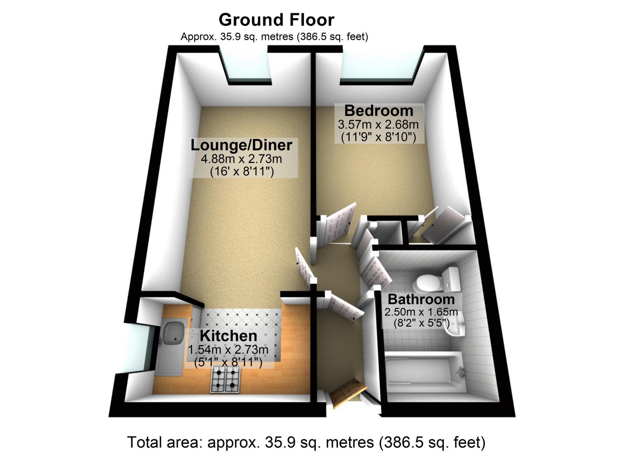 1 Octave House, Station Approach, Theydon Bois floorplan