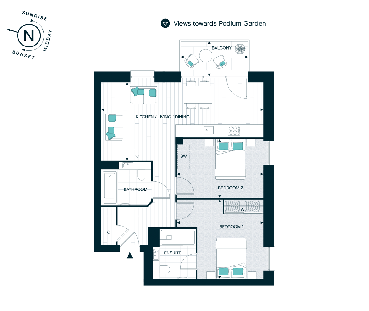 Shared Ownership Plot 449, Abbey Road, Barking floorplan