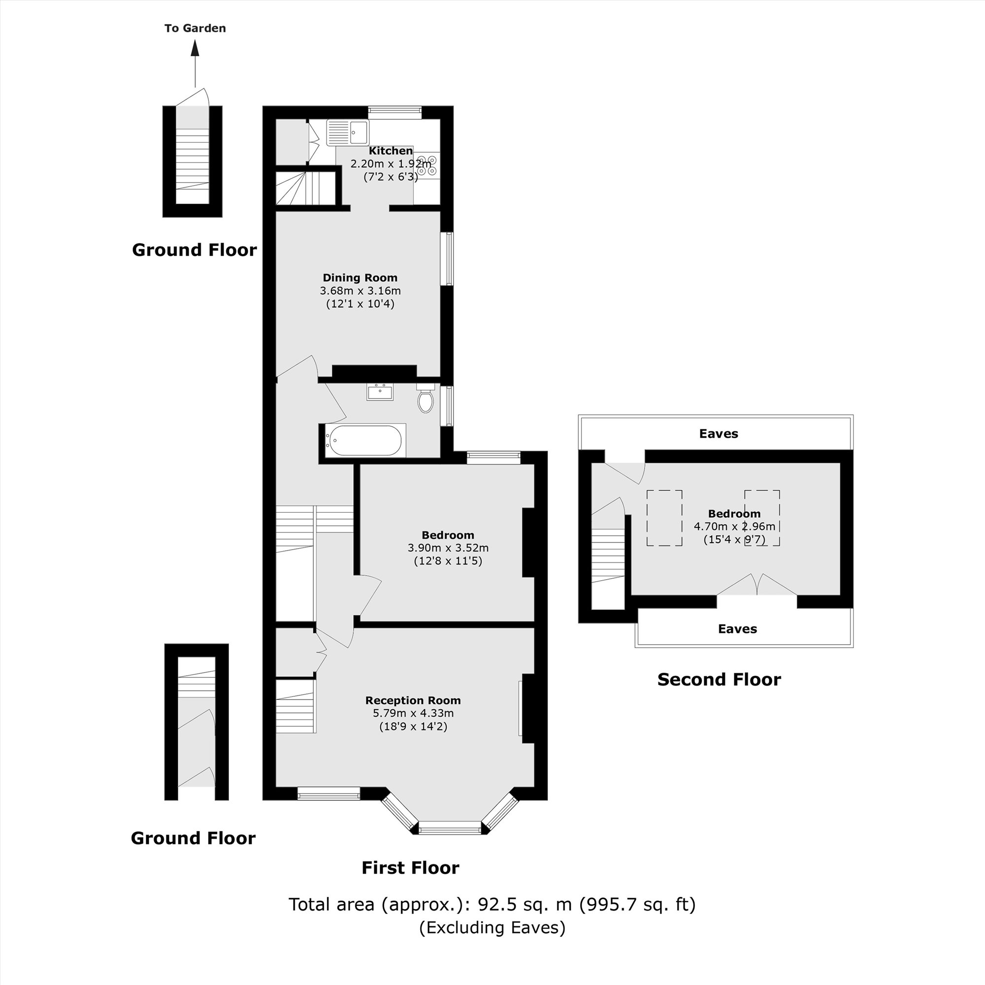 145A, Windmill Road, London floorplan
