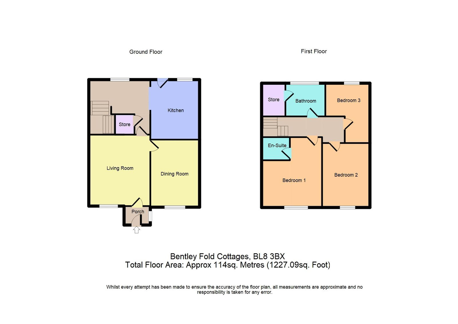 4, Bentley Fold Cottages, Bury floorplan