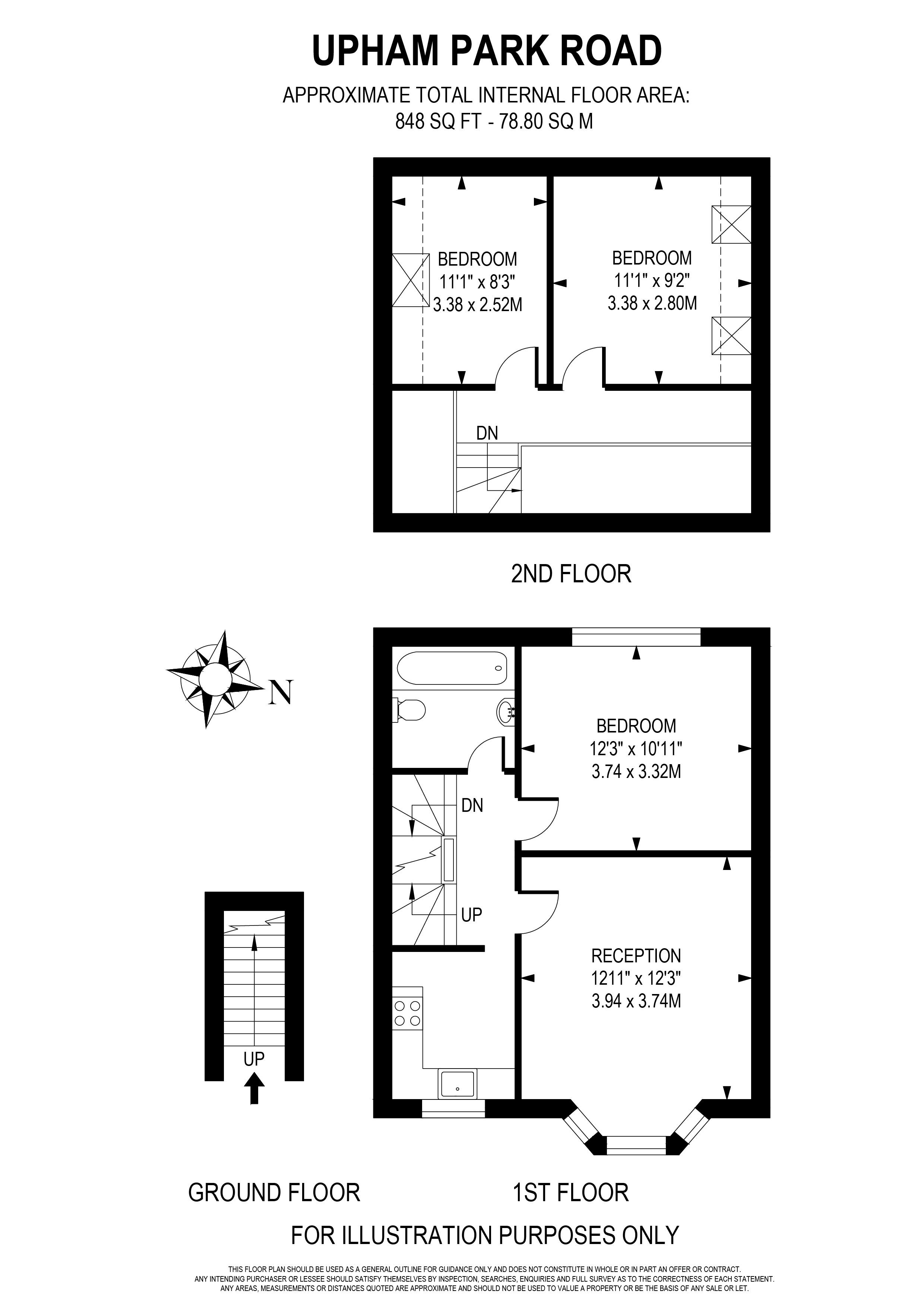 3 Bedrooms Flat to rent in Upham Park Road, London W4