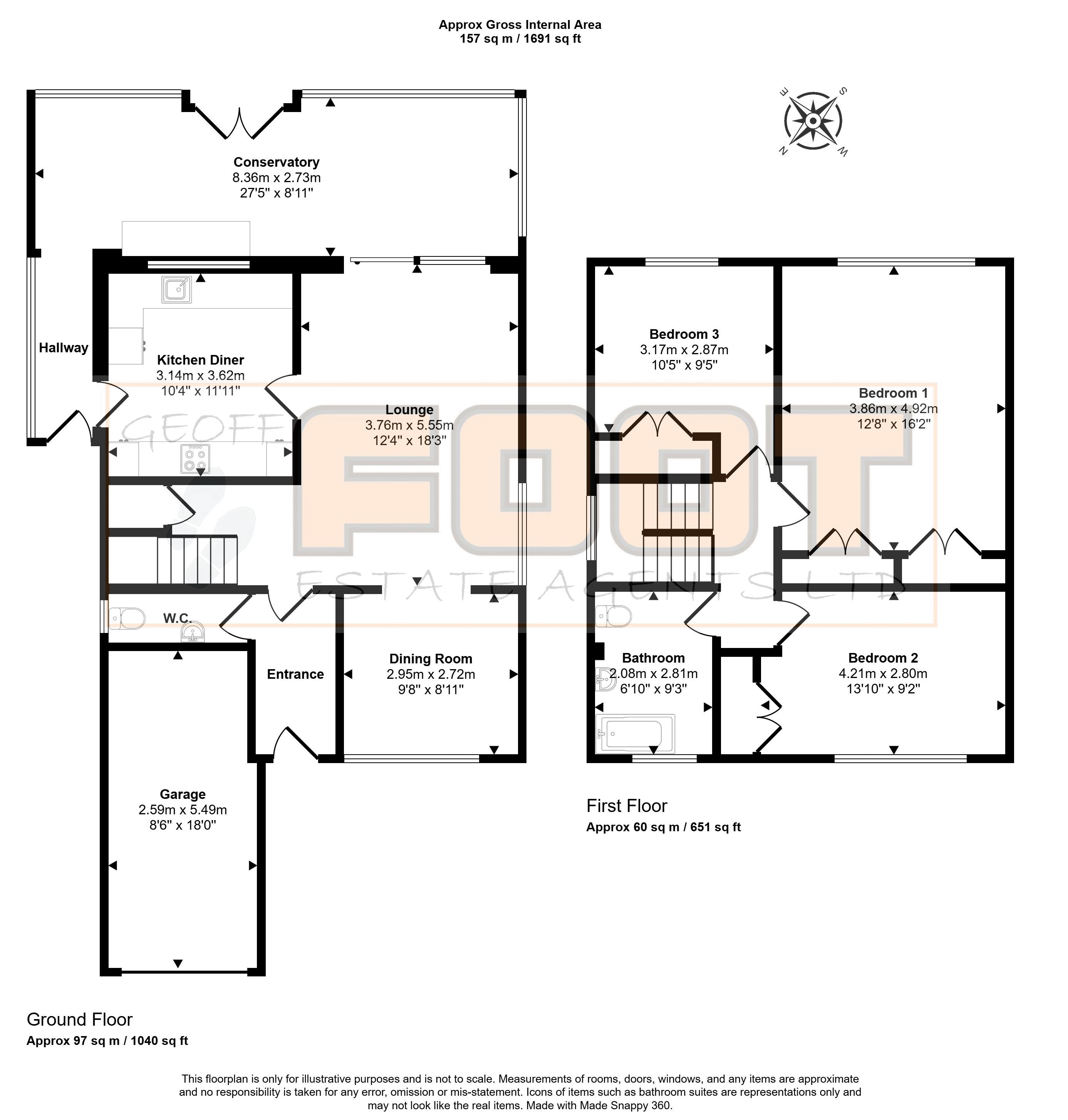 14, North Shore Road, Hayling Island floorplan