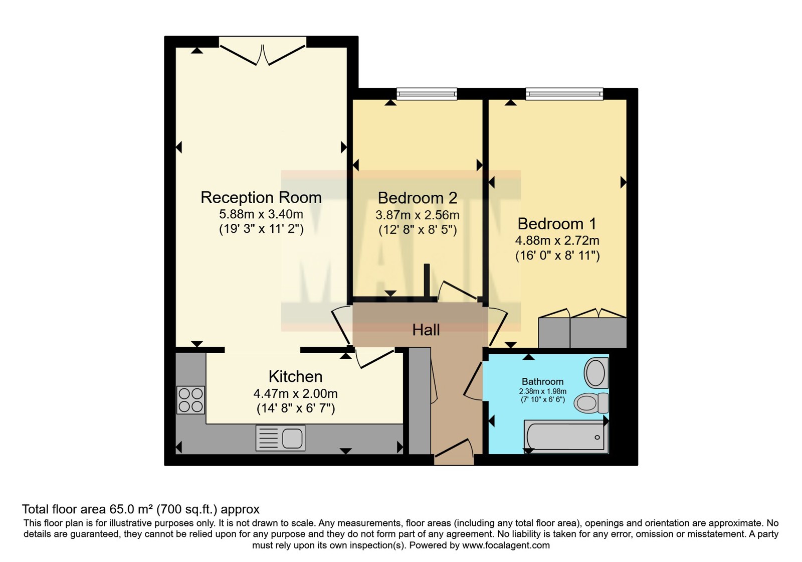 23, Pavement Square, Surrey floorplan