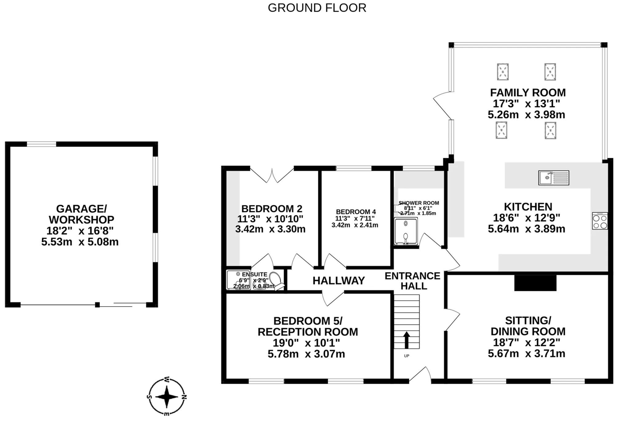 39 Vicarage Park, Douglas floorplan