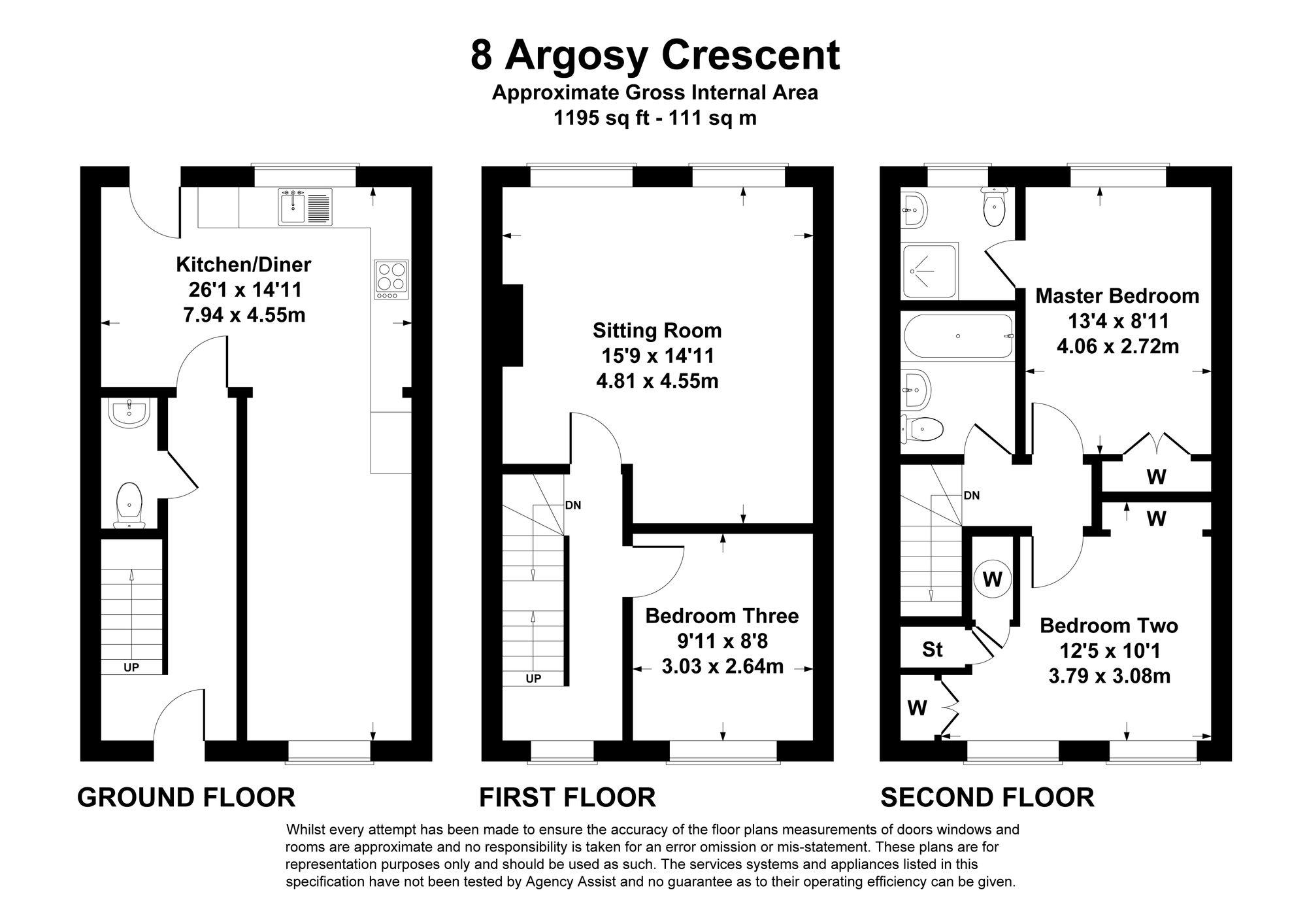 8 Argosy Crescent, Hampshire floorplan