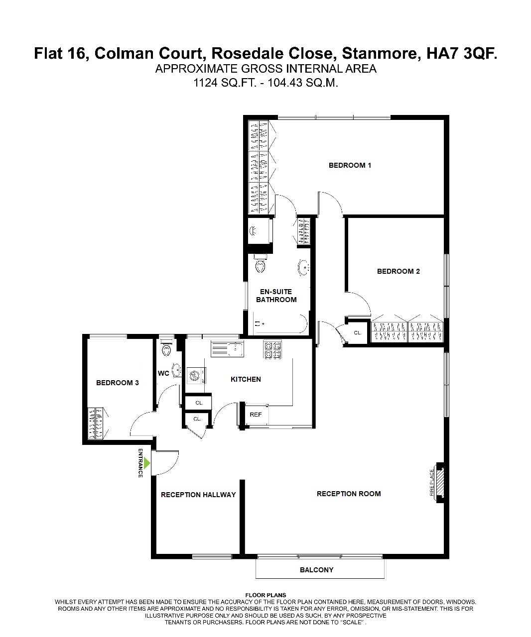 Rosedale Close, Stanmore floorplan