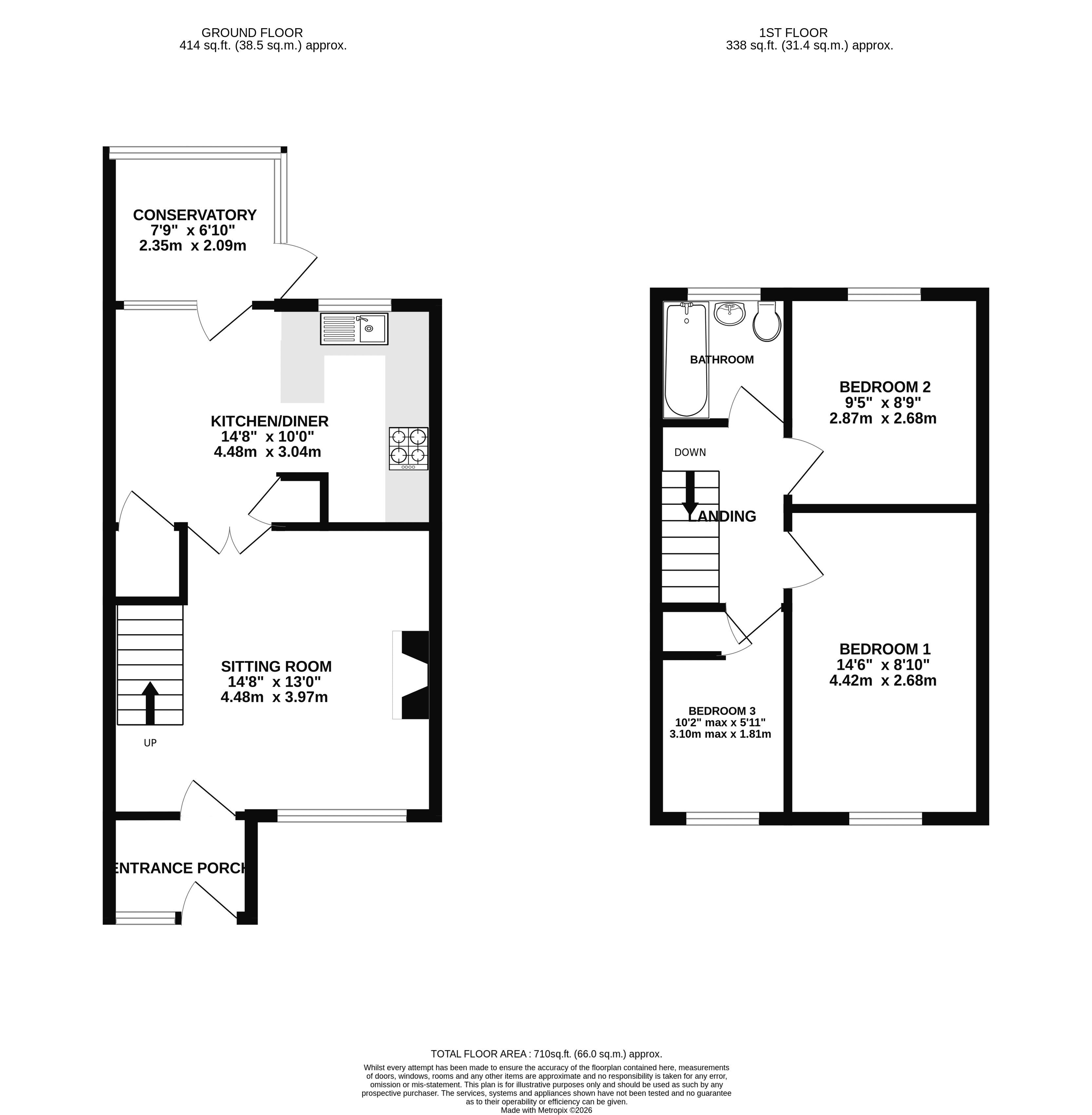 29, Arundells Way, Taunton floorplan