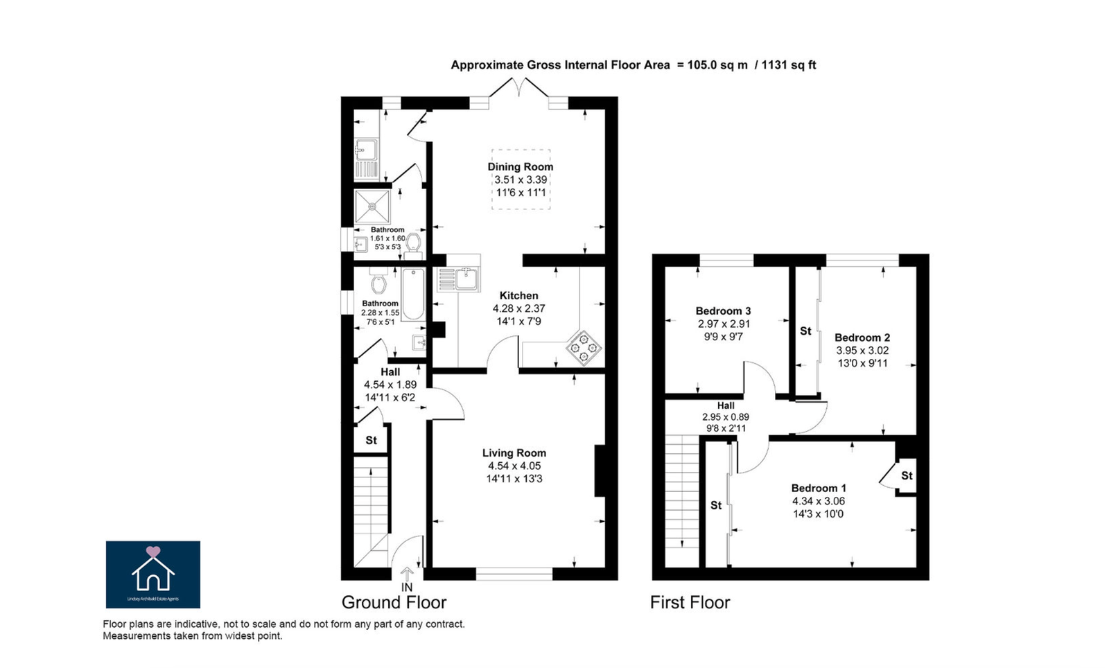 5, Kinnaird Avenue, Falkirk floorplan