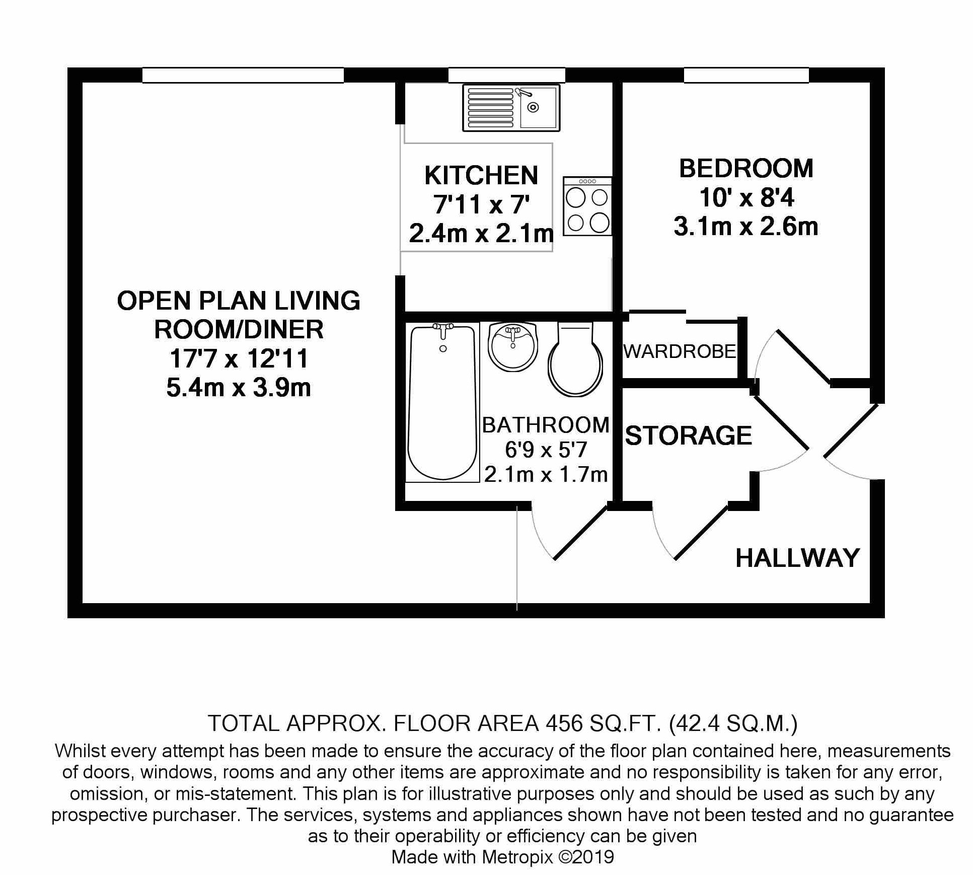 1 Bedrooms Flat to rent in Church Road, Crowborough TN6