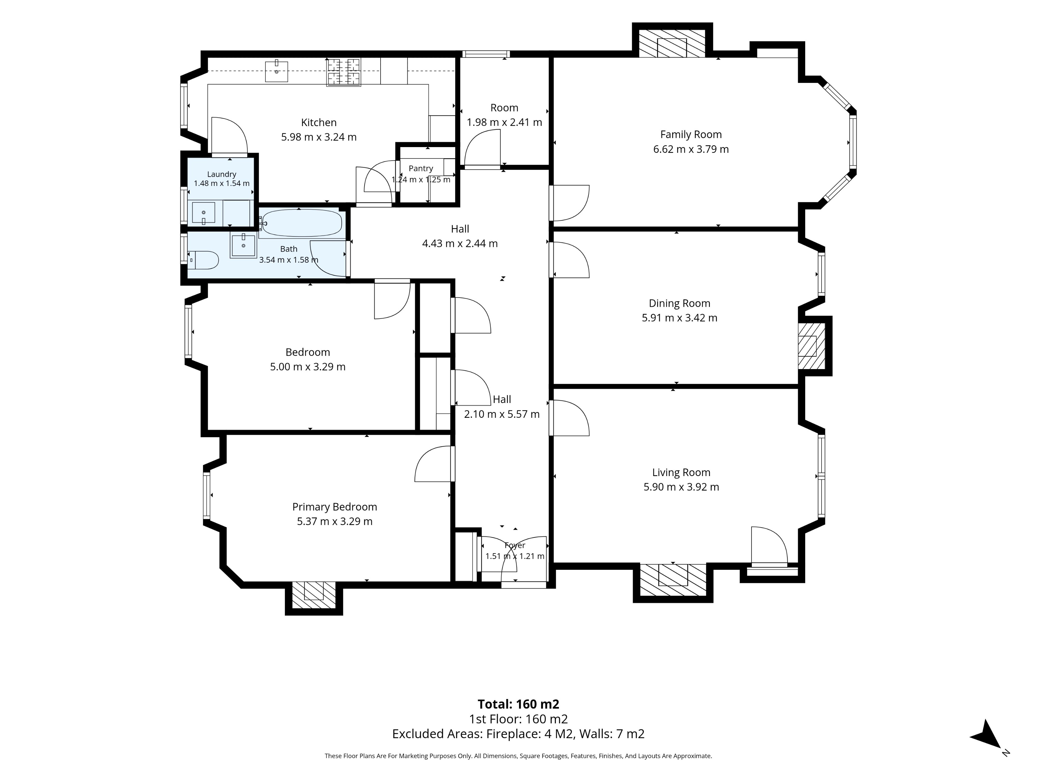Flat 4, 51, East Trinity Road, Edinburgh floorplan