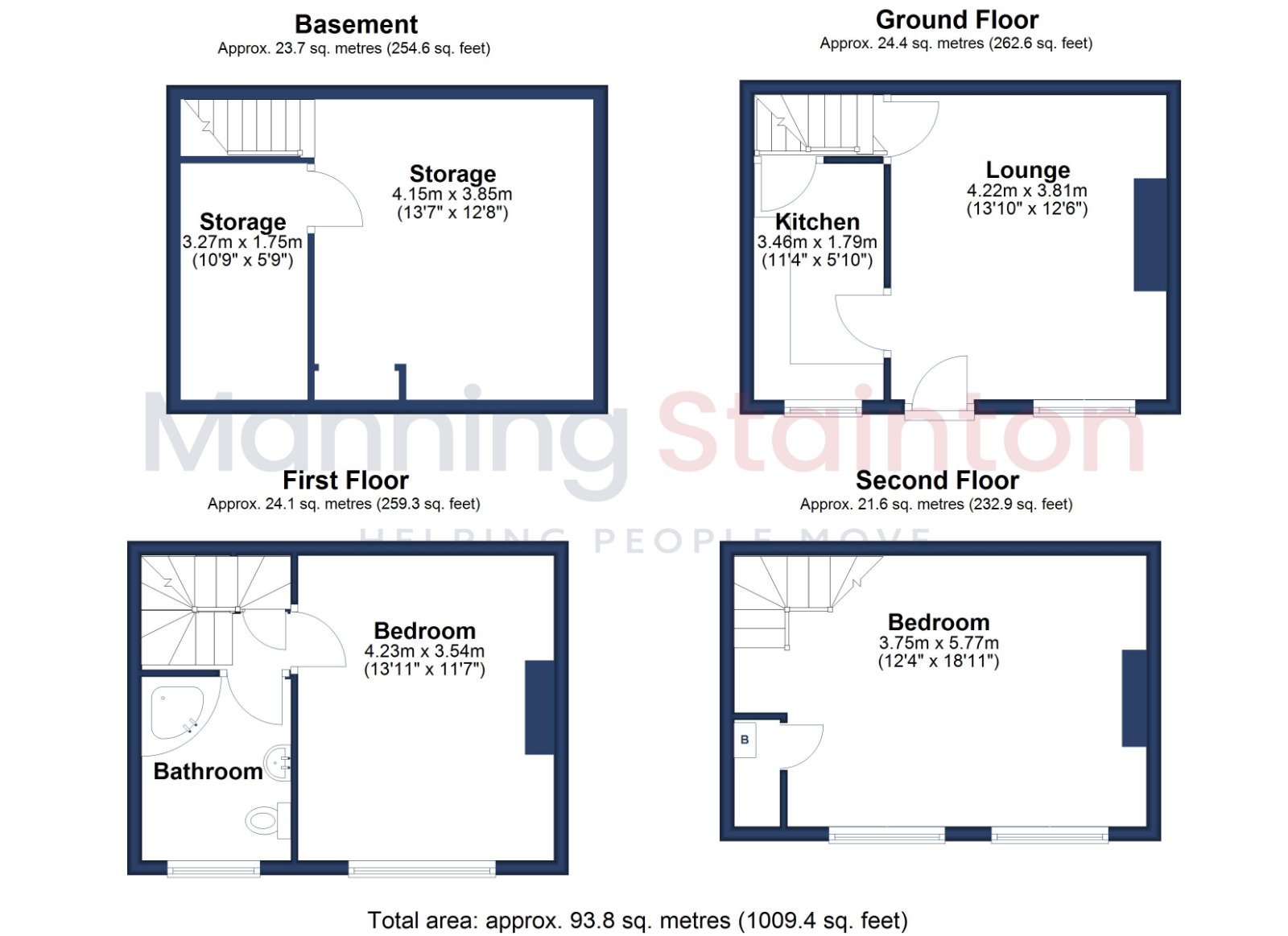8, Lytham Grove, West Yorkshire floorplan