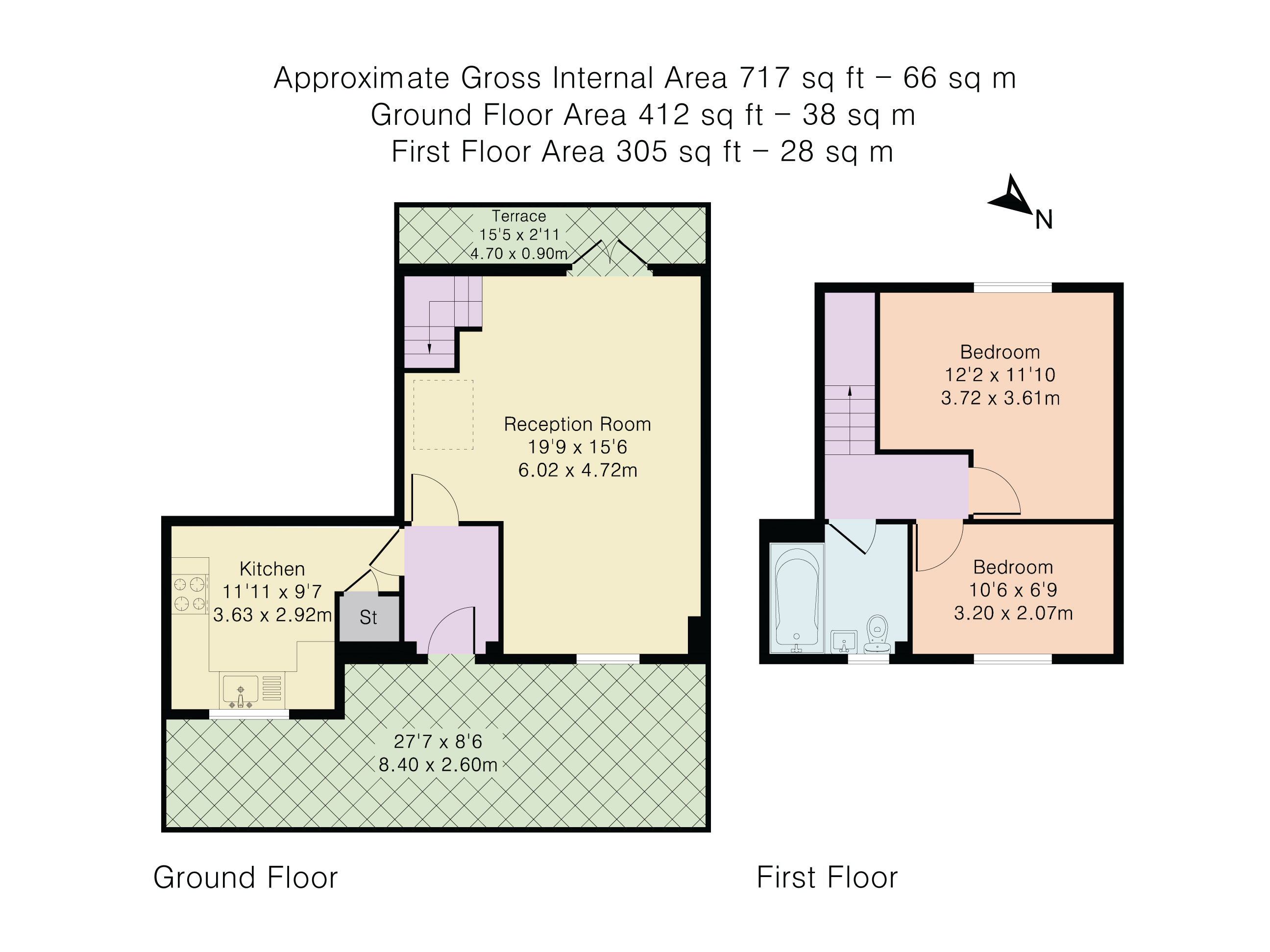 2a, Oldfield Road, Stoke Newington floorplan
