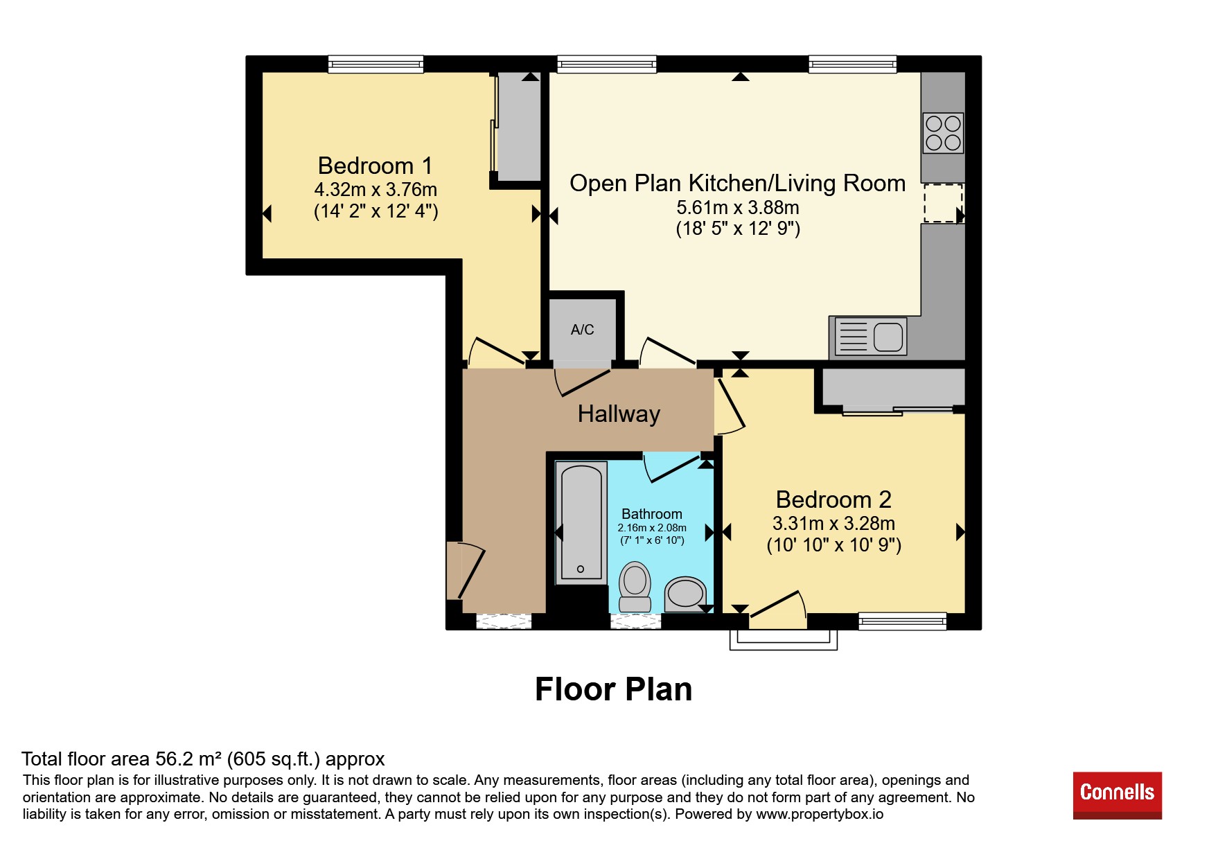 Apartment 8, Orchard Mews, Sycamore Street, Leicester floorplan