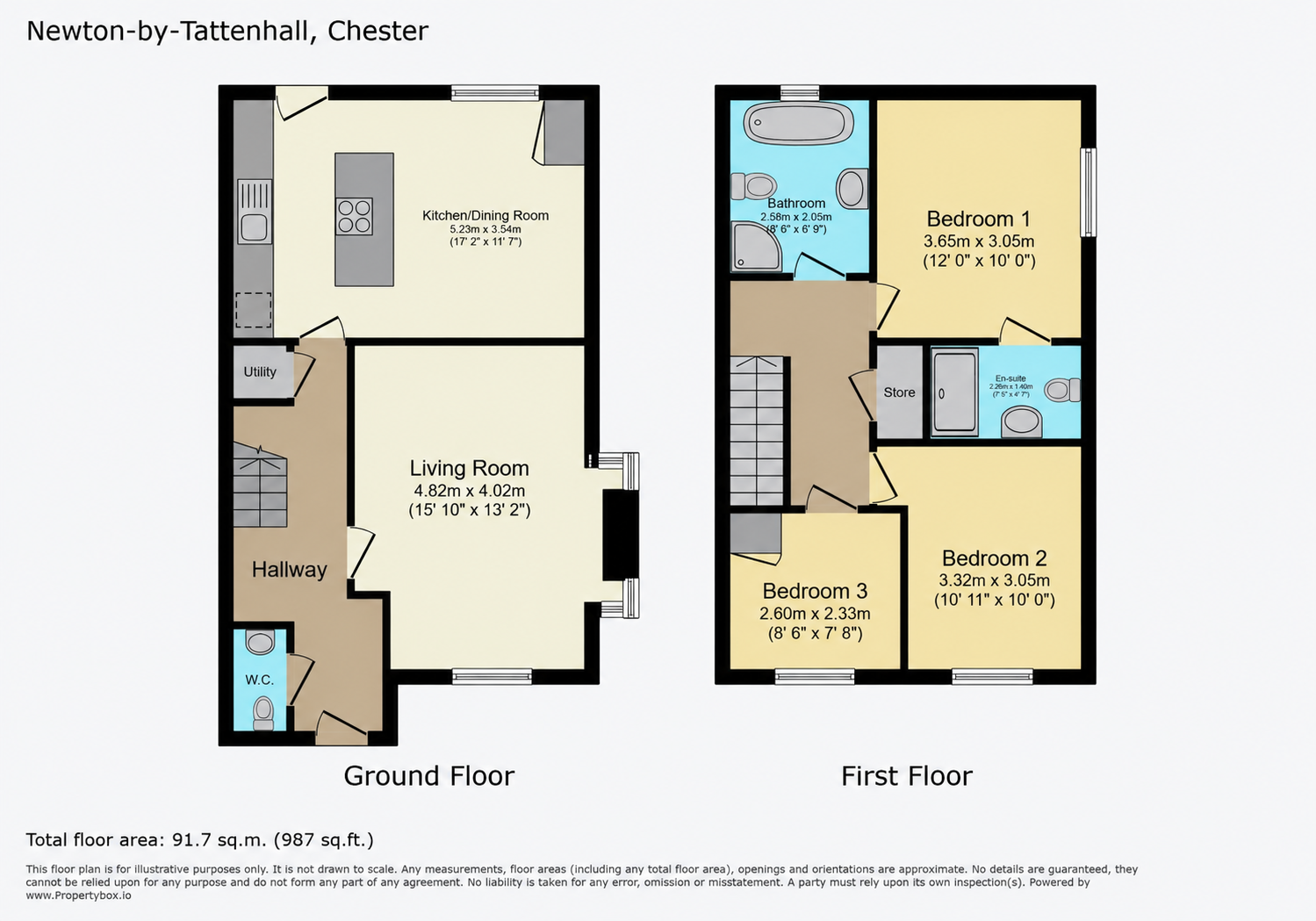 4, Norman Place, Newton By Tattenhall floorplan