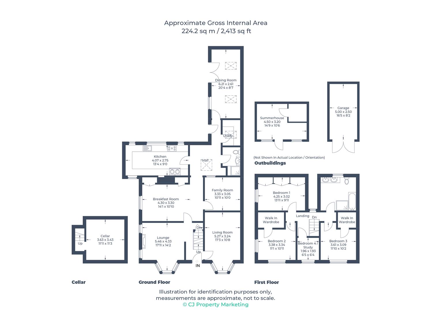 White Maples, Watling Street, Milton Keynes floorplan