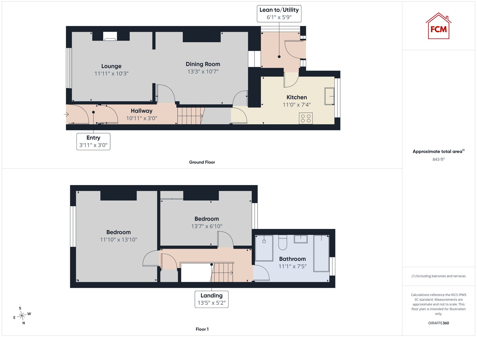 154 John Street, Workington floorplan