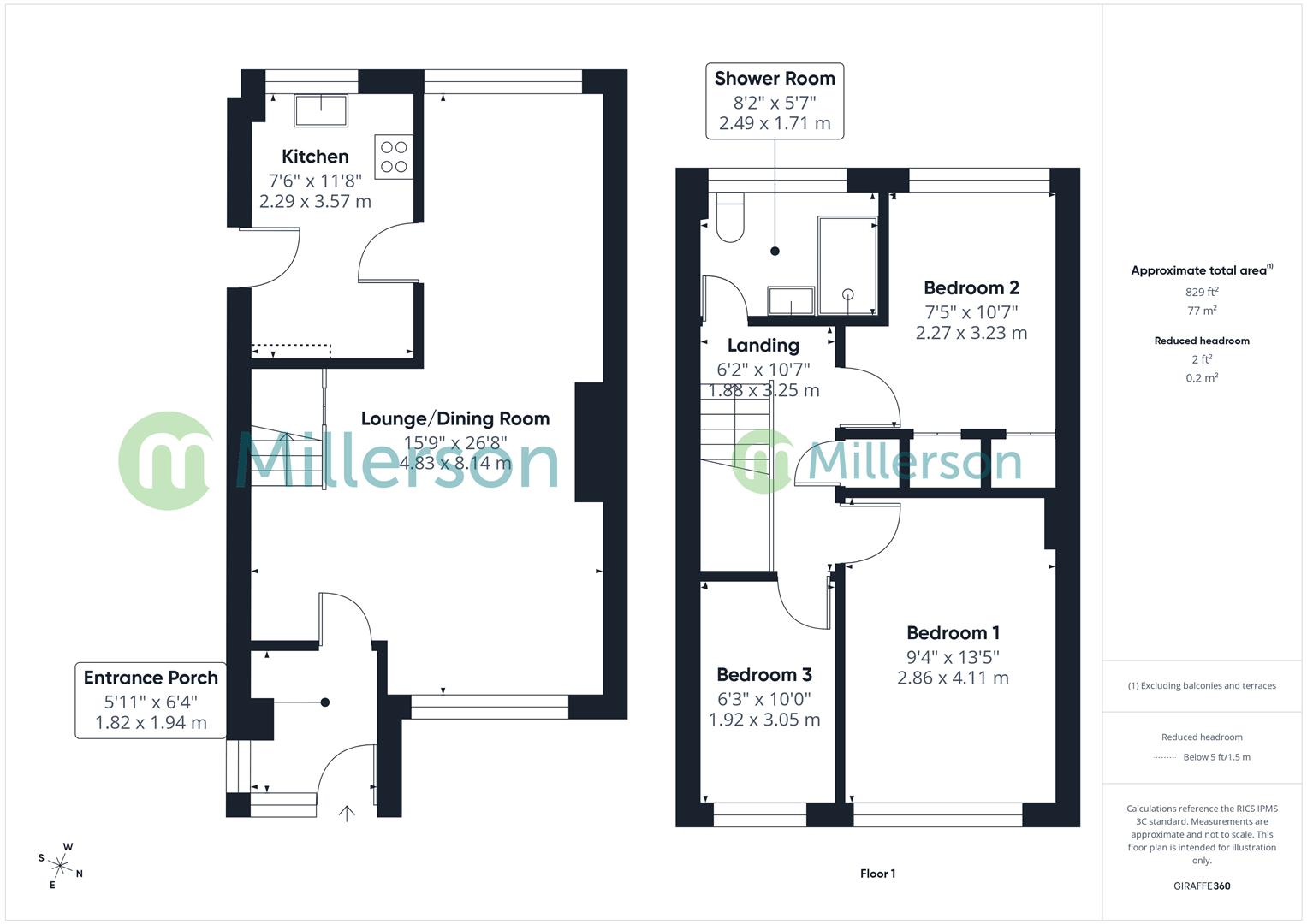 53, Praze An Creet, St. Ives floorplan