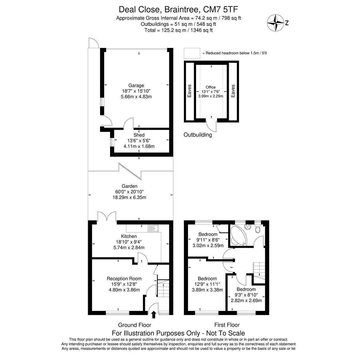 7, Deal Close, Braintree floorplan