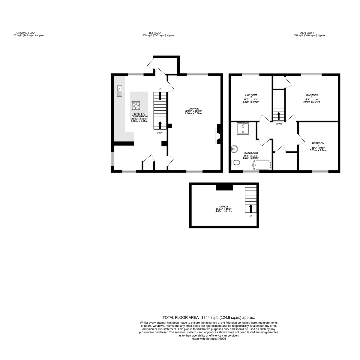 Robin Cottage, Vicarage Farm Road, Dover floorplan