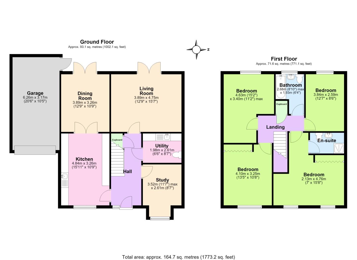 14, Brewill Grove, Nottingham floorplan