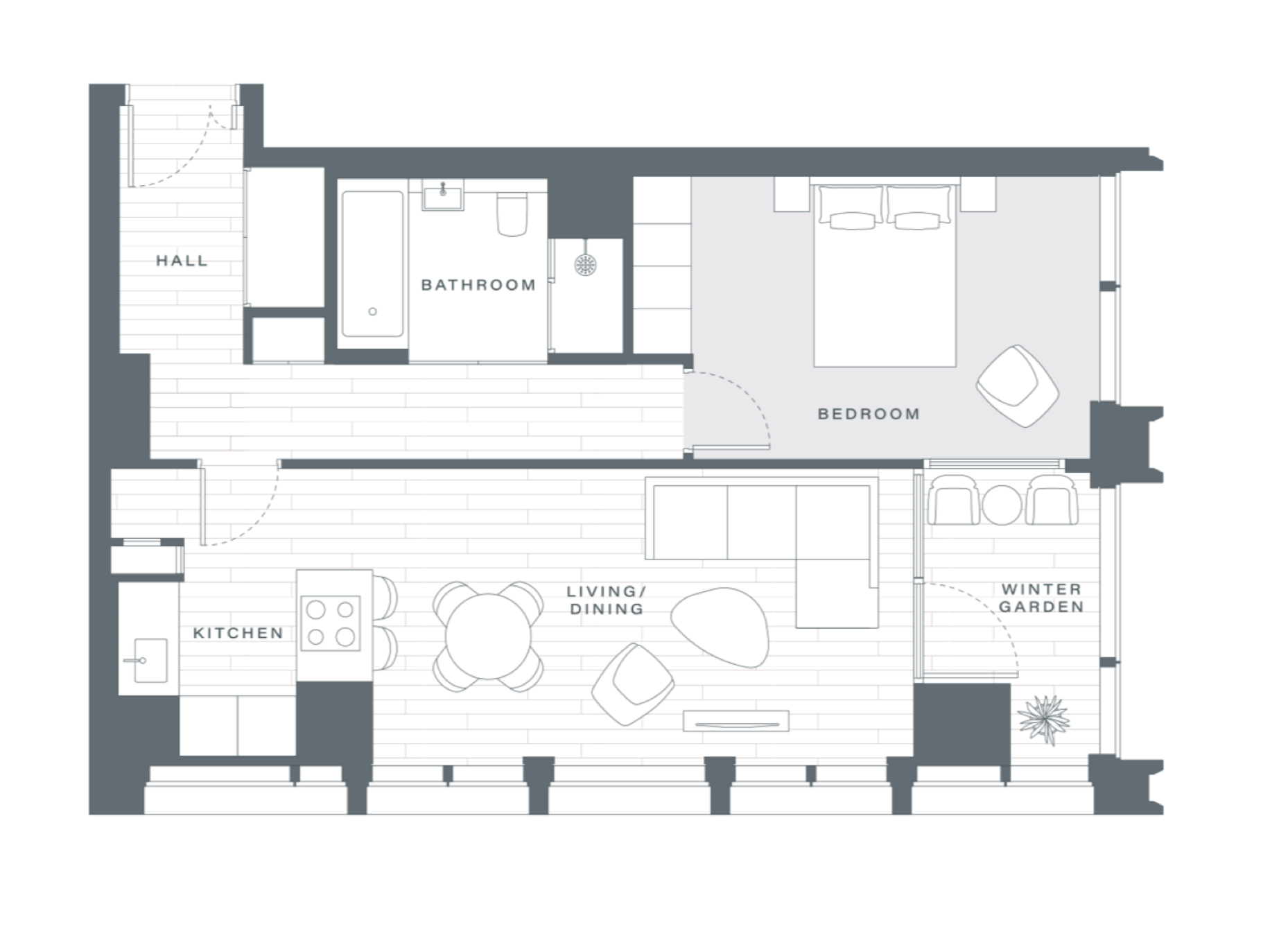 Nine Elms Lane, London floorplan