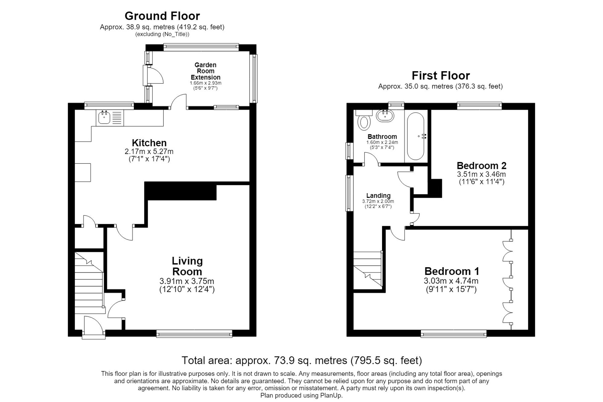 74 Hendal Lane, Wakefield floorplan