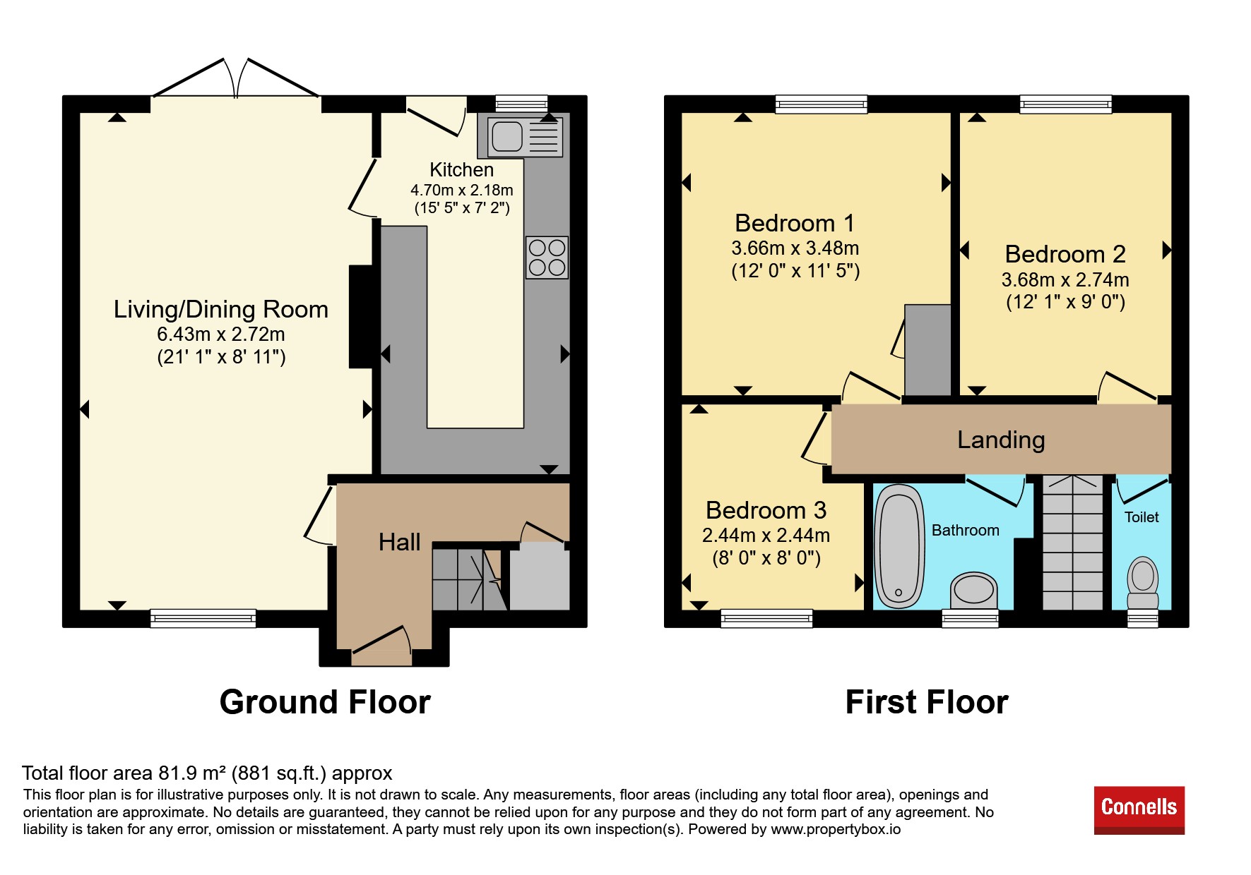 16, East Hill, Luton floorplan