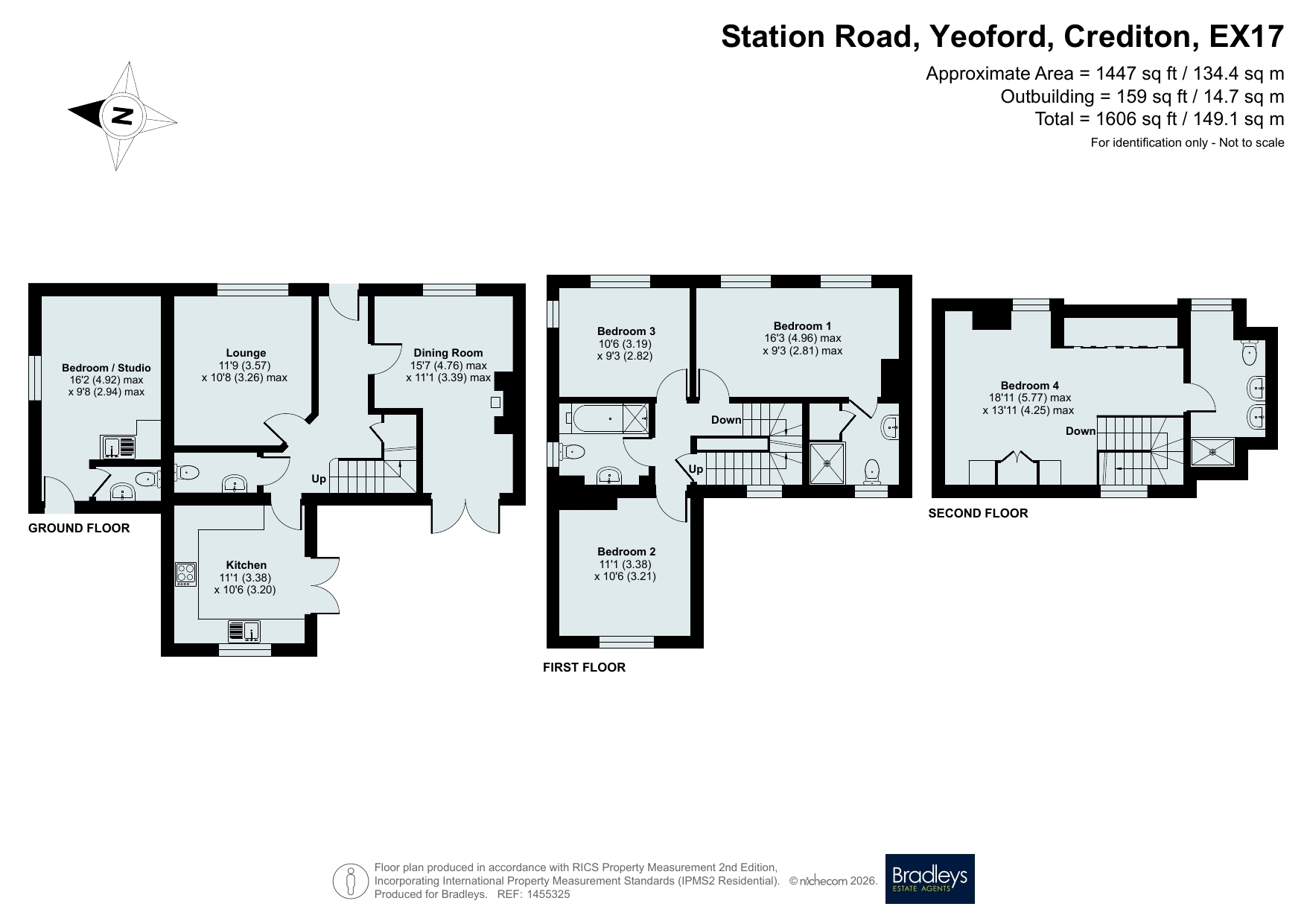 14, Station Road, Crediton floorplan