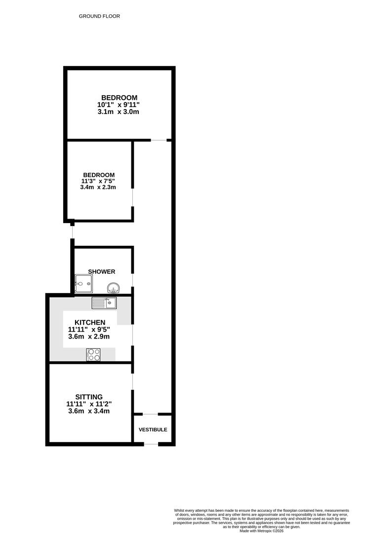 23, Argyle Street, Inverness floorplan