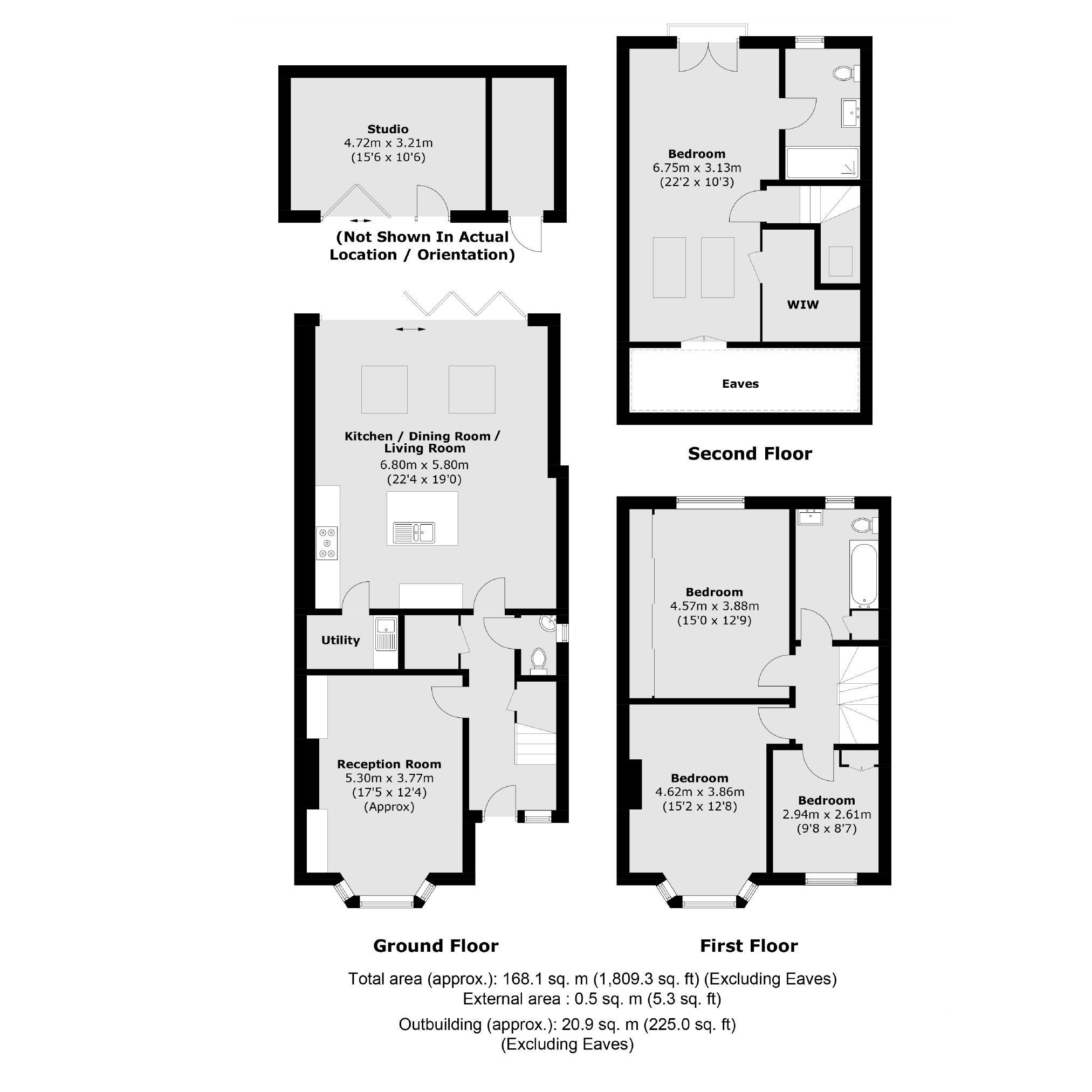 Gloucester Road, Norbiton, Kingston Upon Thames KT1, 4 bedroom semi